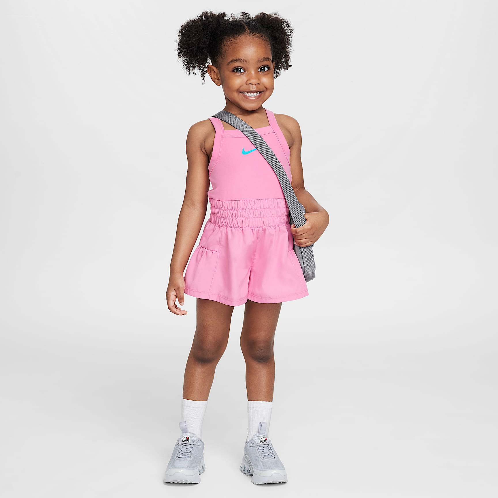 Nike Dri-FIT Sunny Swoosh Toddler Runsie Romper
