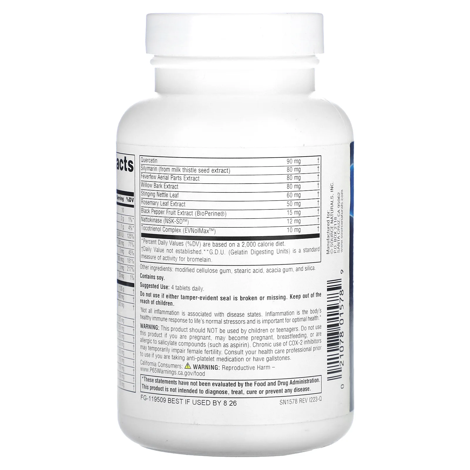 Source Naturals, Inflama-Rest, 60 таблеток