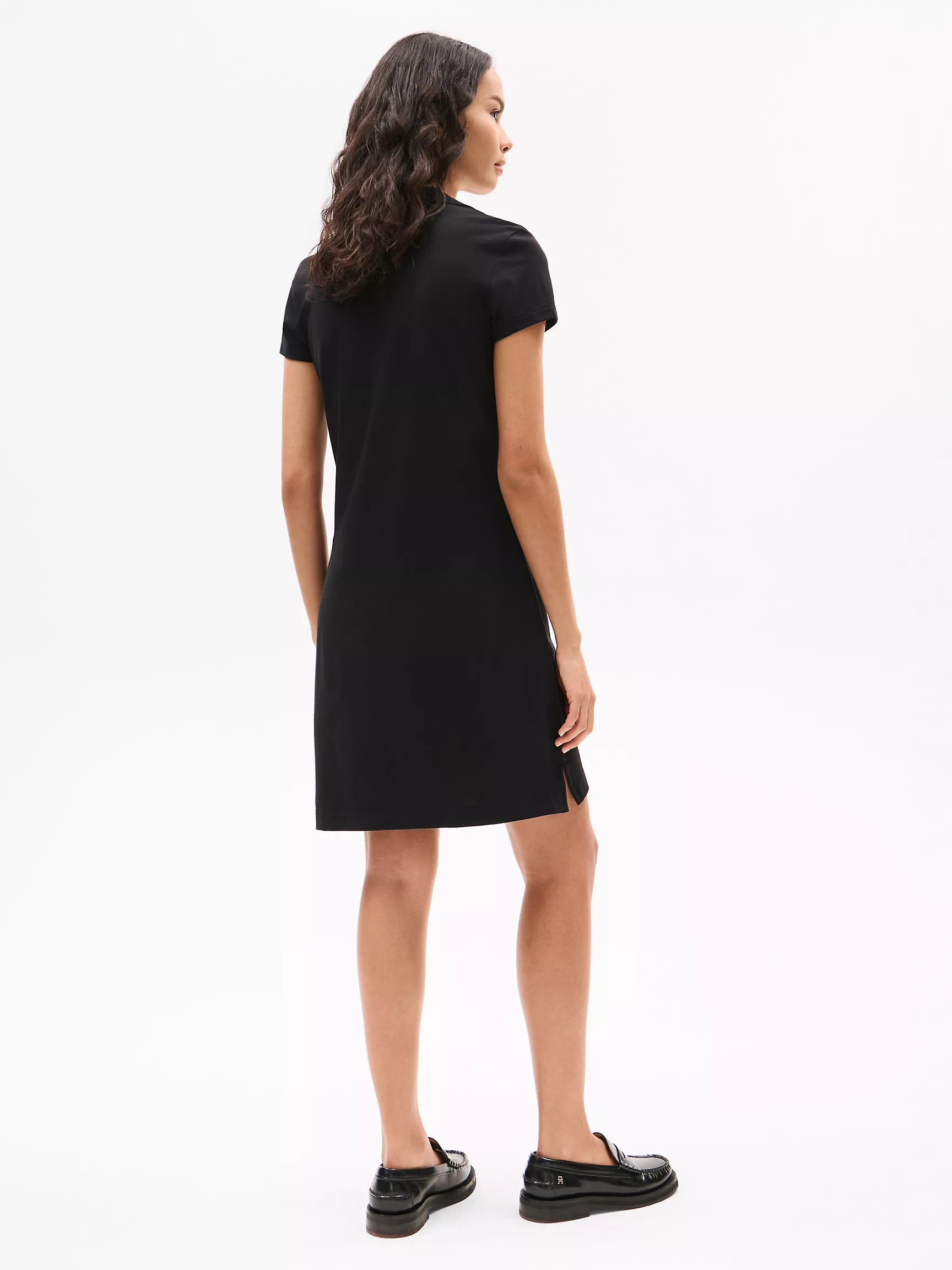 Женское платье Tommy Hilfiger, Приталенное платье-поло из эластичного хлопка