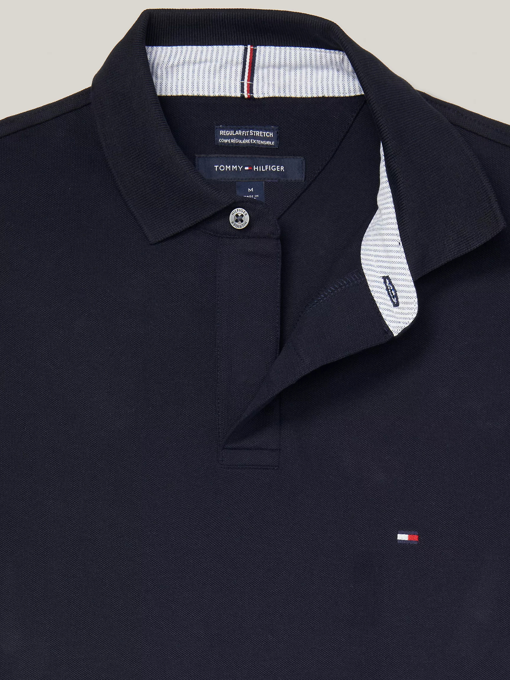 Мужское поло Tommy Hilfiger, Классическое эластичное поло