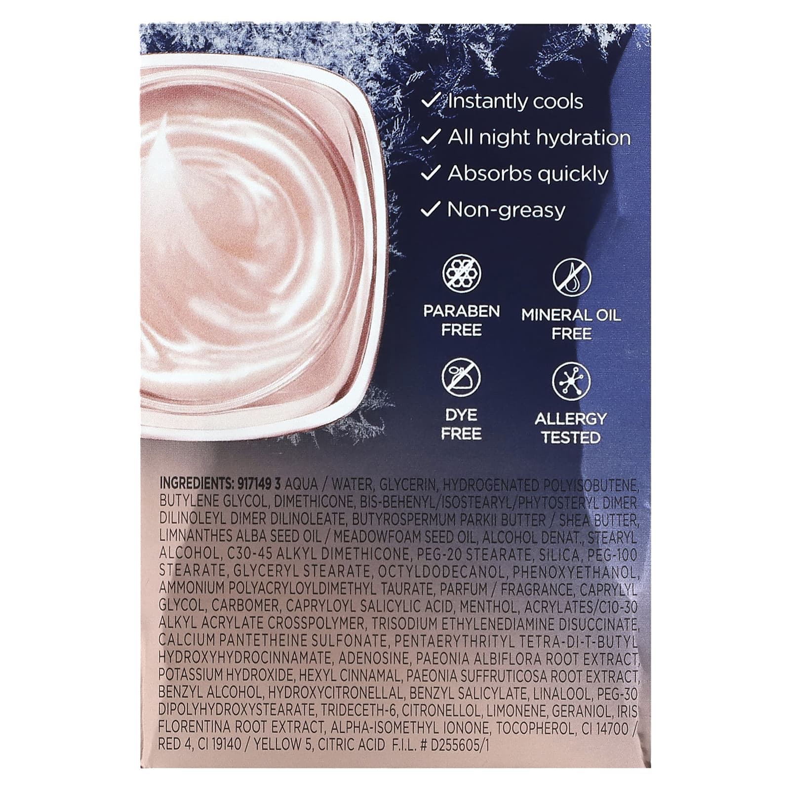 L'Oréal, Age Perfect Rosy Tone, охлаждающее ночное увлажняющее средство, 48 г (1,7 унции)