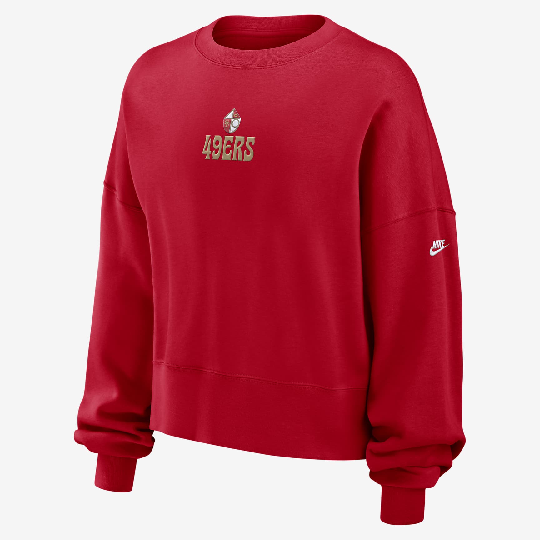 San Francisco 49ers Rewind Women's Nike NFL Pullover Crew