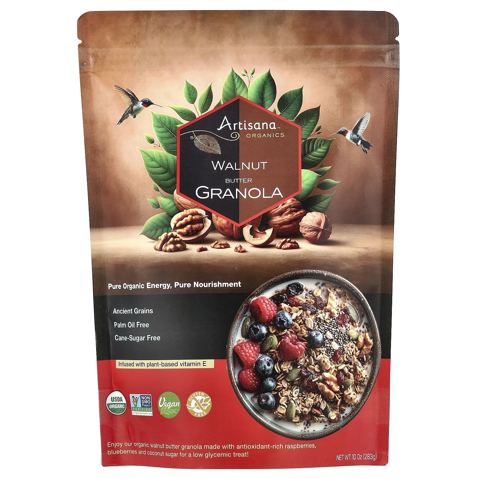 Artisana, Organics, гранола с маслом грецкого ореха, 283 г (10 унций)