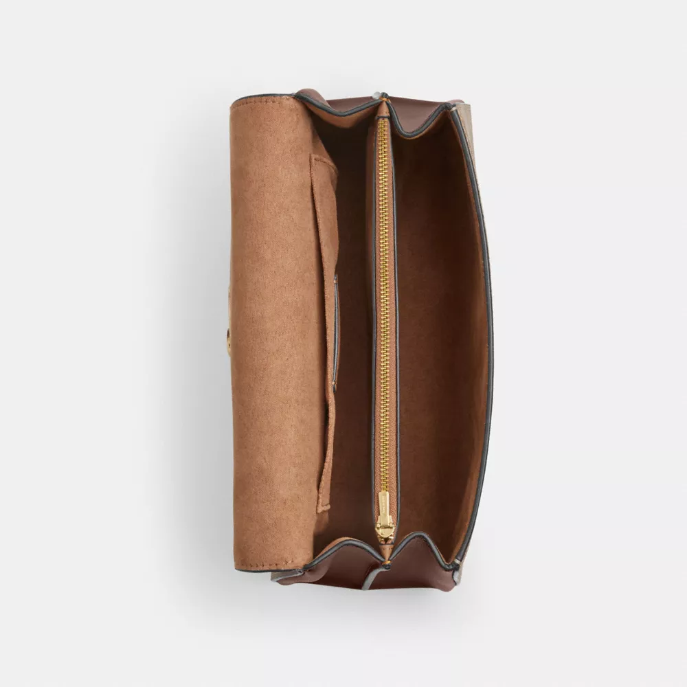 Сумка COACH Eliza Top Handle Bag In Signature Canvas