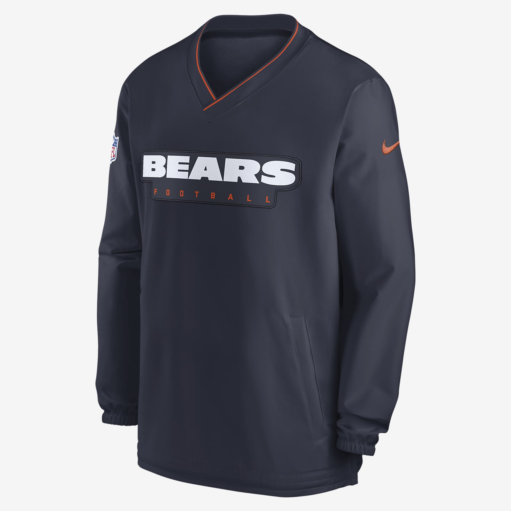 Chicago Bears Sideline Men's Nike NFL Long-Sleeve Windshirt