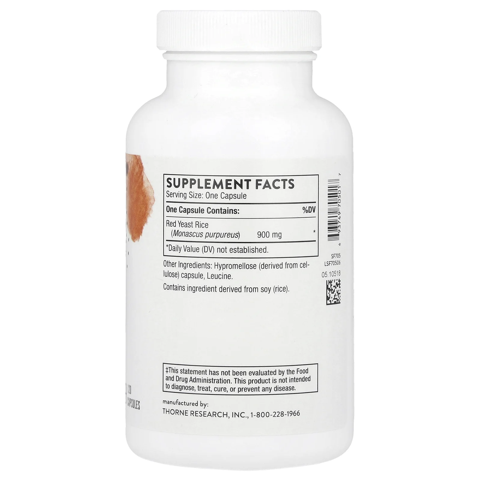 Thorne, Choleast-900, 120 капсул