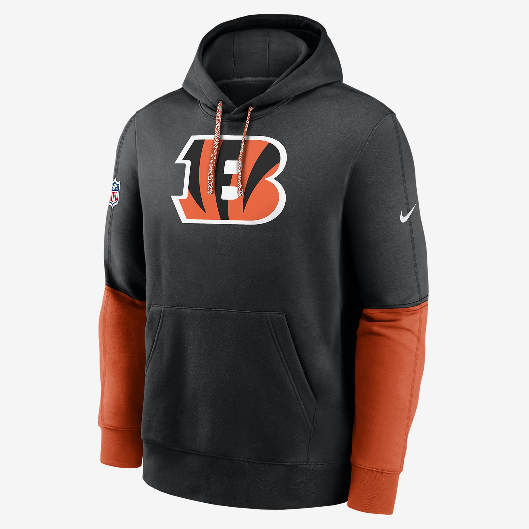Cincinnati Bengals Sideline Team Issue Club Men's Nike NFL Pullover Hoodie