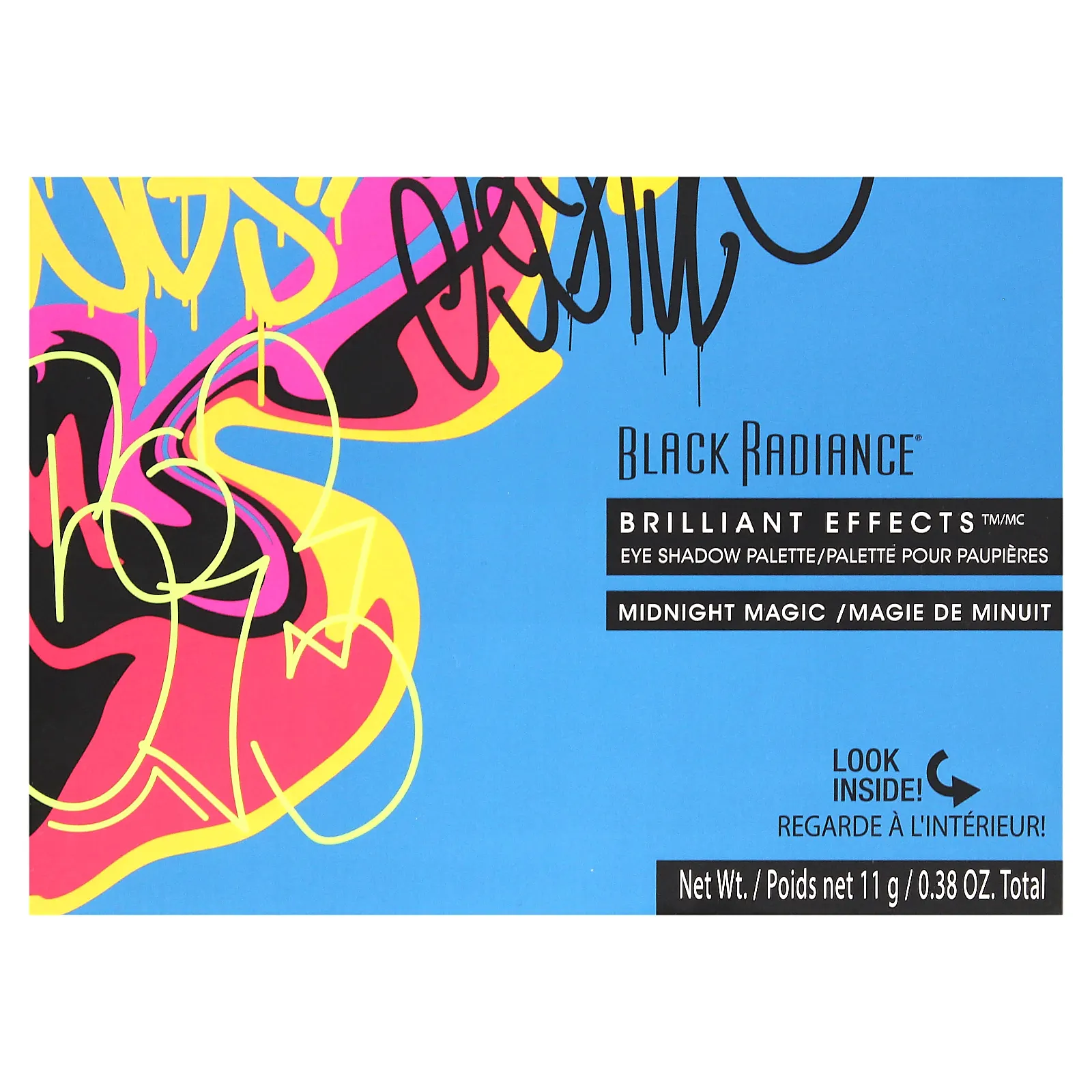 Black Radiance, Brilliant Effects, палитра теней для век, «Midnight Magic», 11 г (0,38 унции)