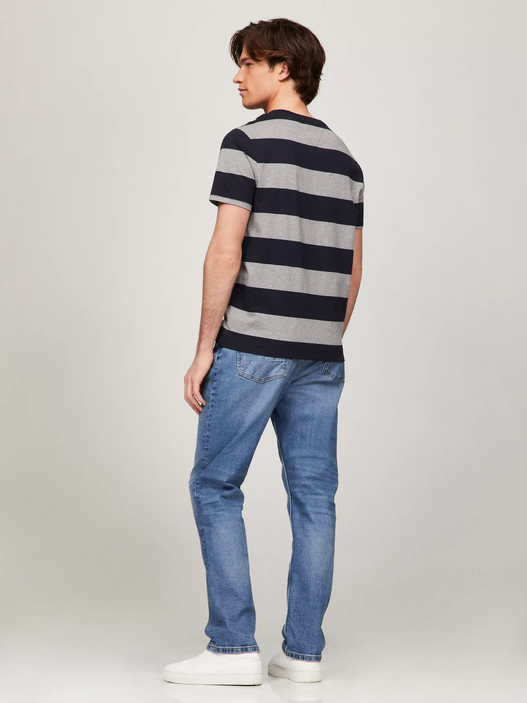 Мужская футболка Tommy Hilfiger, Футболка с полосками в стиле регби