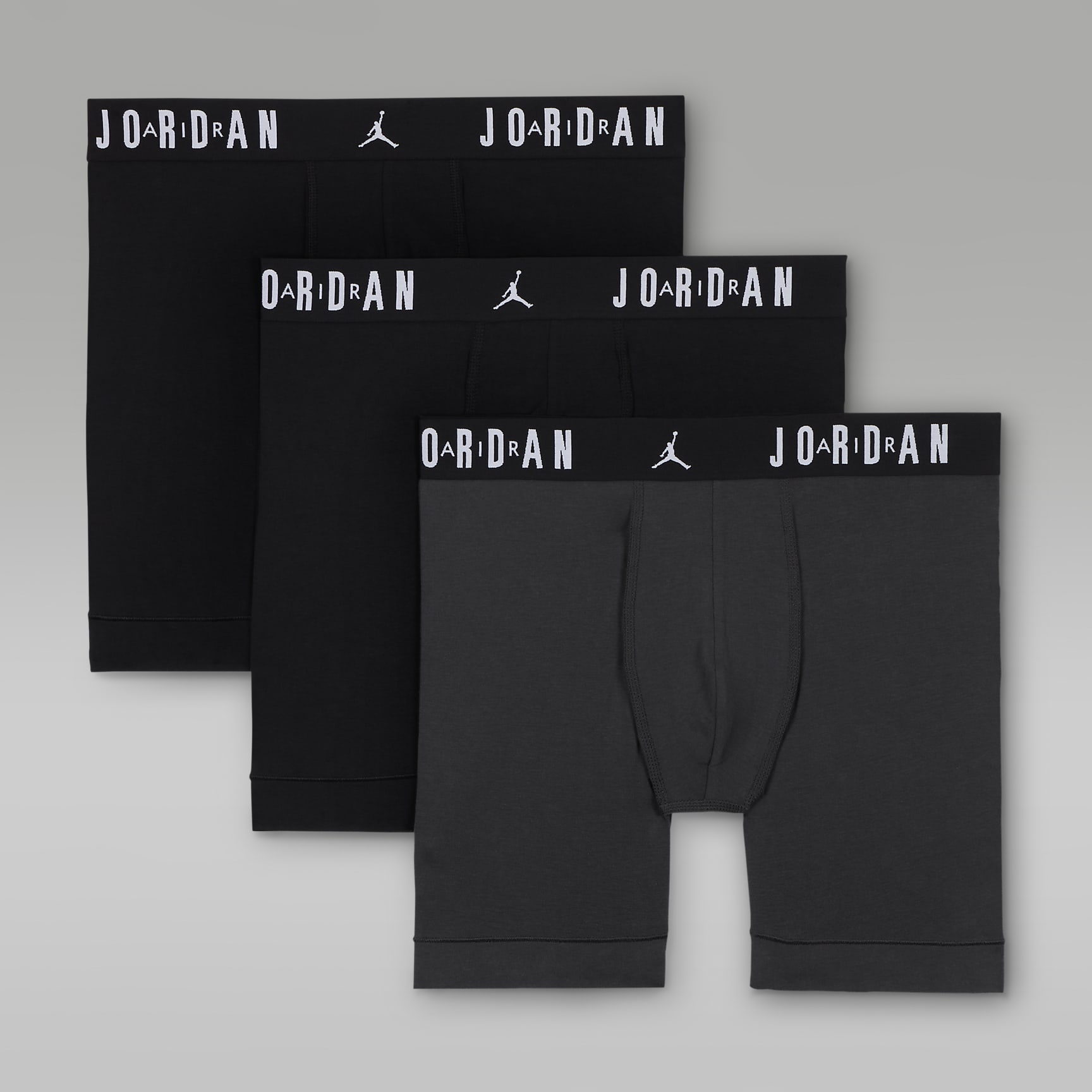 Jordan Men's Flight Cotton Core Boxer Briefs (3-Pack)