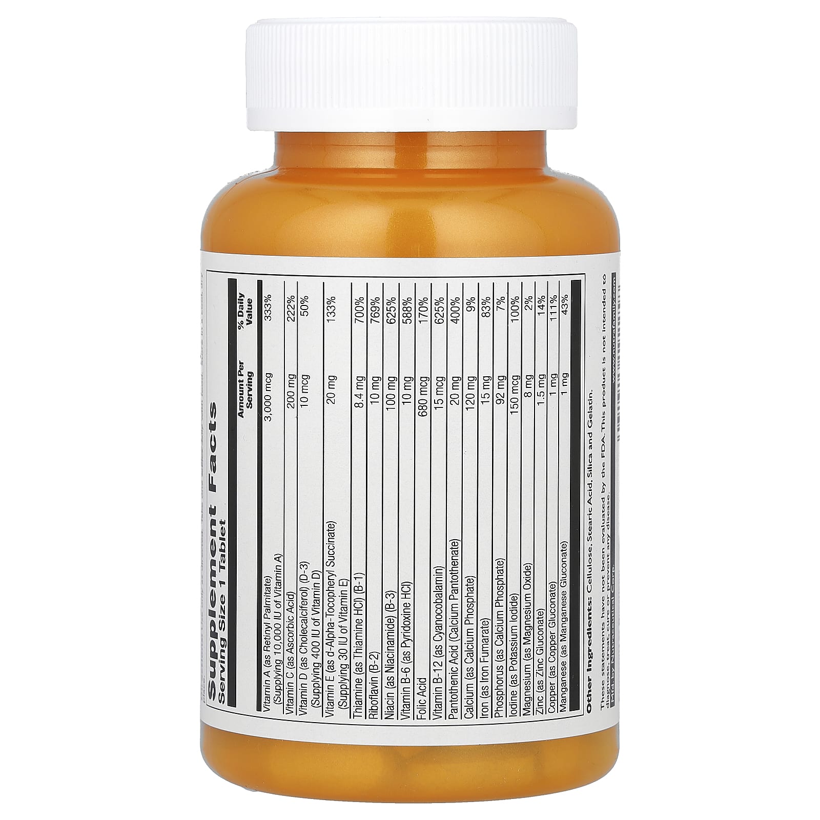 Thompson, Nuplex, мультивитамины, мультиминералы и железо, 90 таблеток