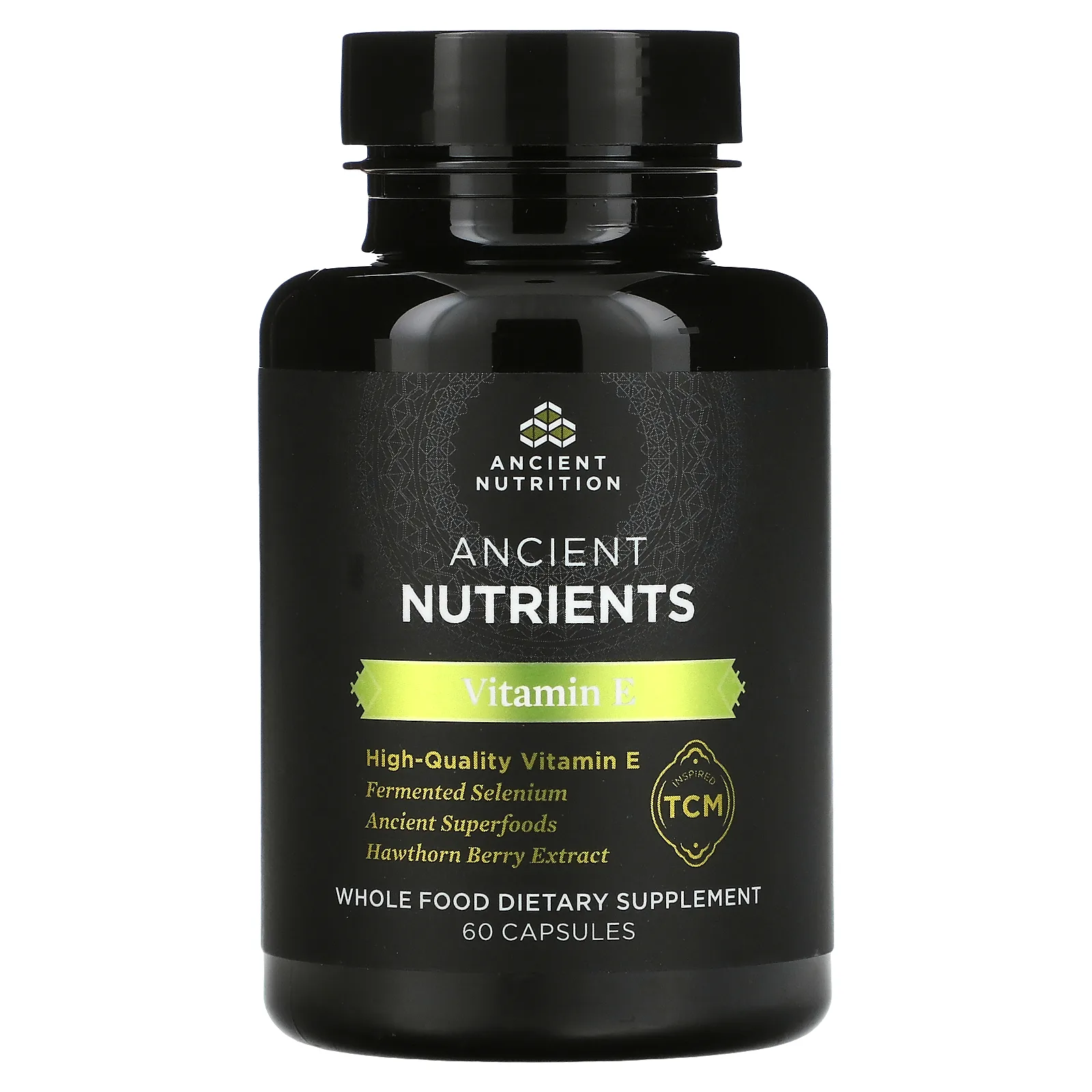 Ancient Nutrition, Витамин E, 60 капсул