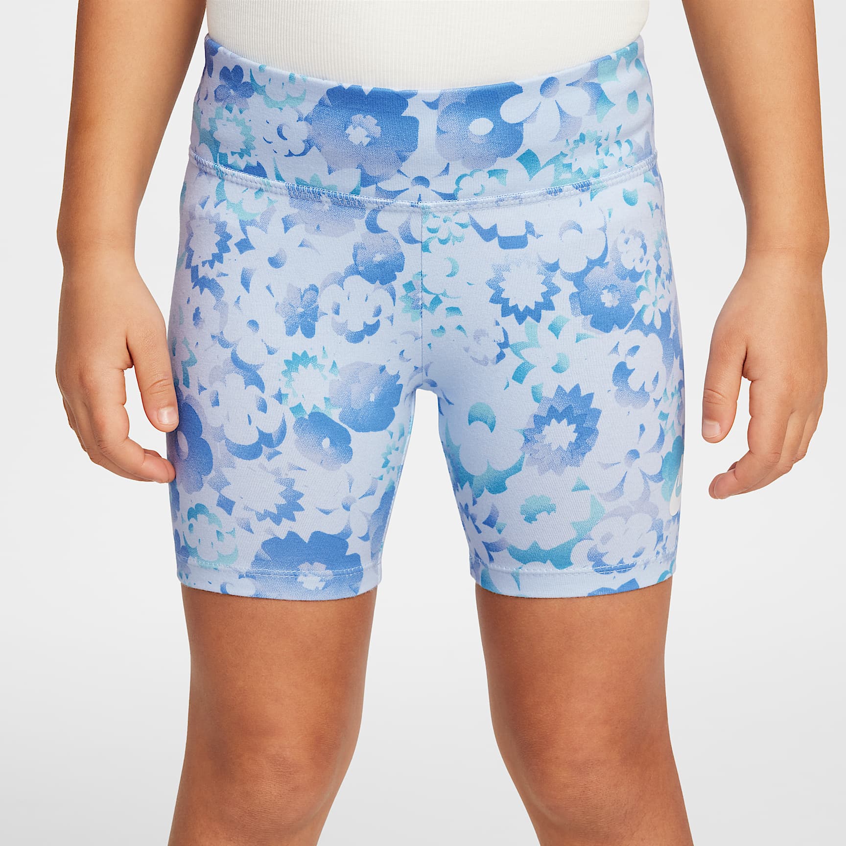 Nike Flow-Ral Little Kids' Printed Bike Shorts