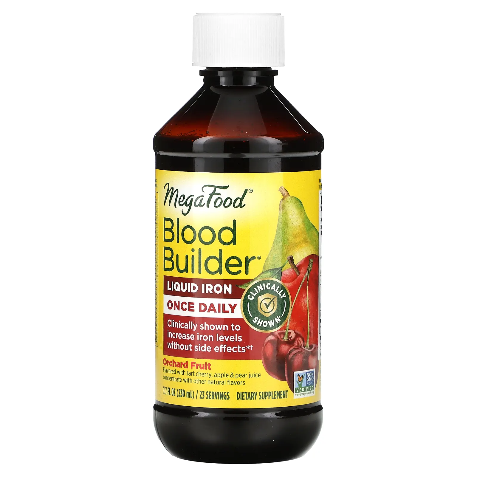 MegaFood, Blood Builder Liquid Iron, Once Daily, Orchard Fruit, 230 мл (7,7 жидк. Унции)