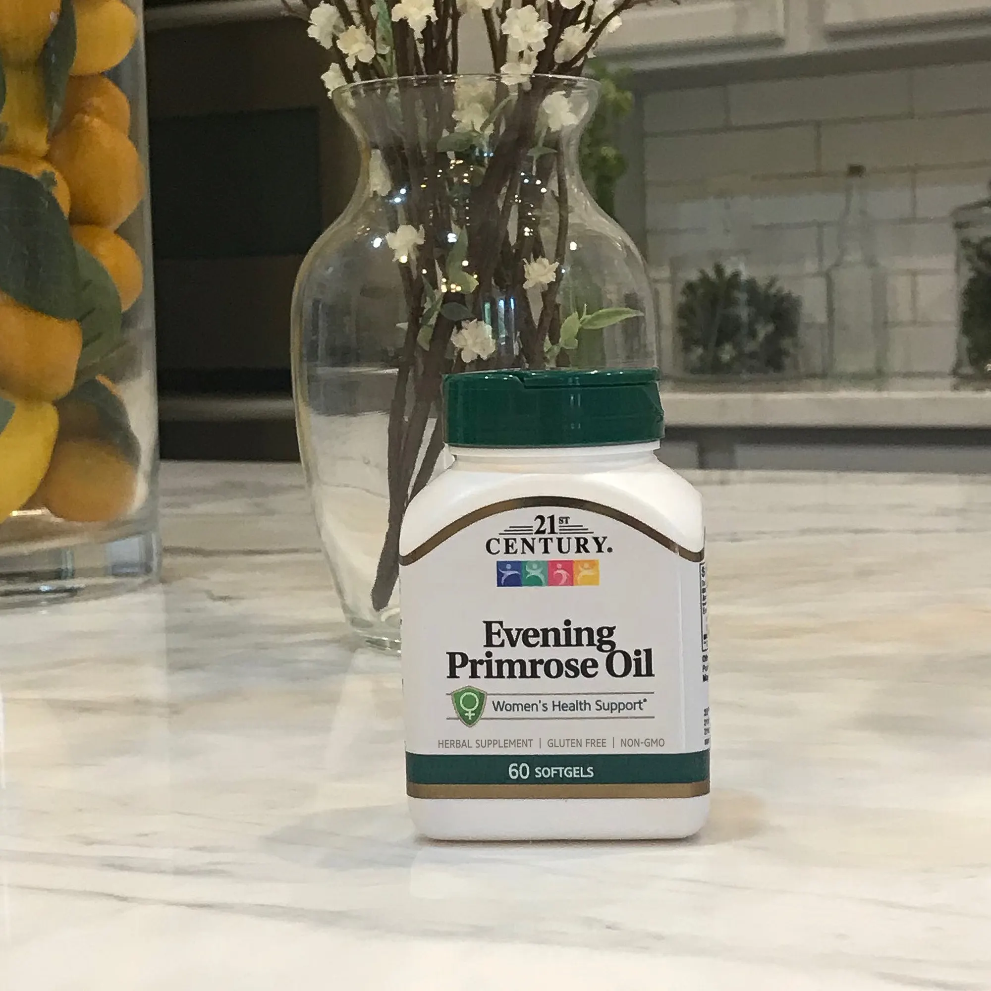 21st Century, масло примулы вечерней, поддержка здоровья для женщин, 60 капсул
