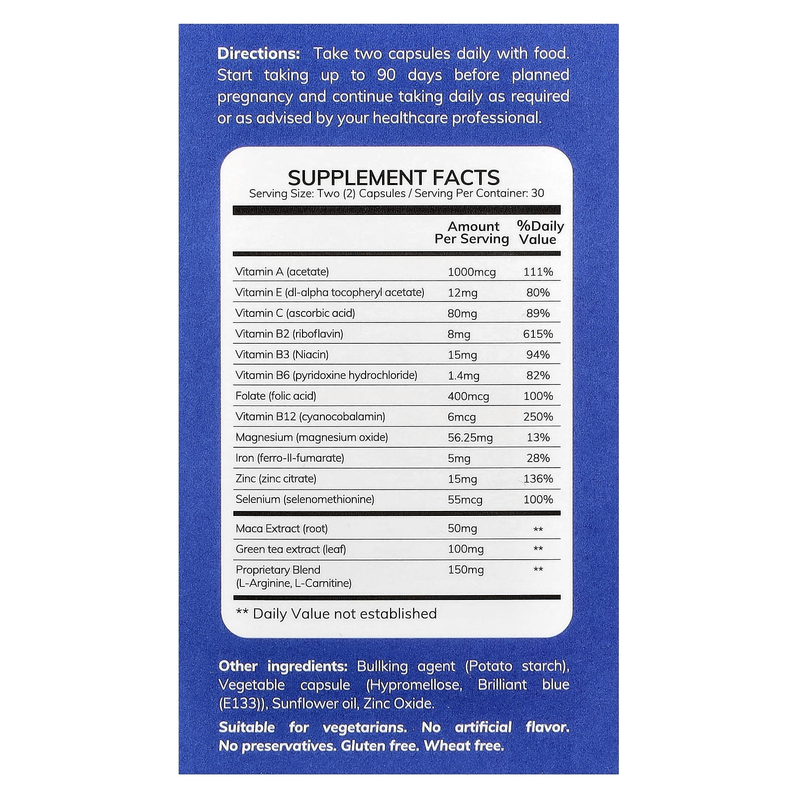 Conceive Plus, Поддержка фертильности для мужчин, 60 вегетарианских капсул