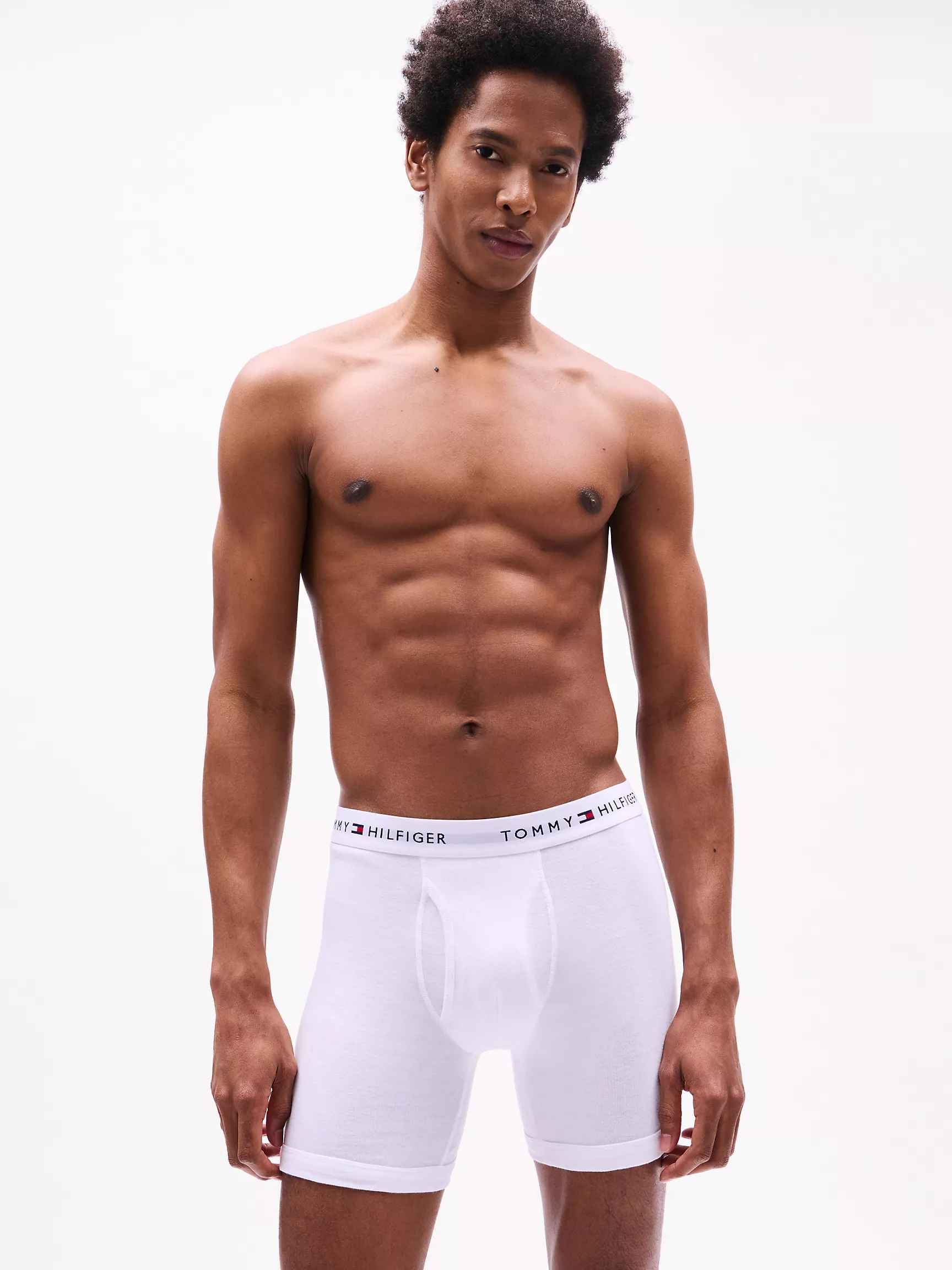 Мужское нижнее белье Tommy Hilfiger, Классические хлопковые боксеры-брифы (набор 3 шт.)