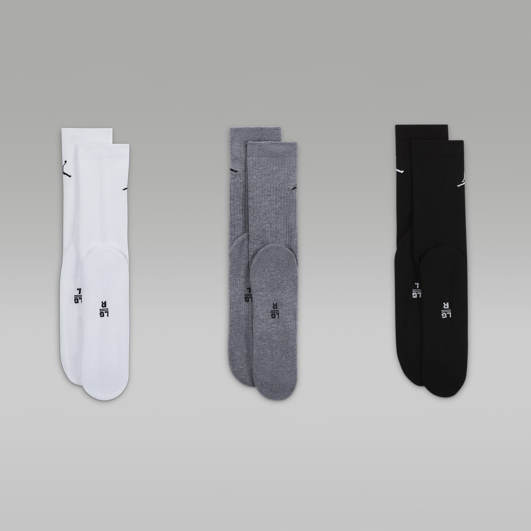 Jordan Everyday Crew Socks (3 pairs)