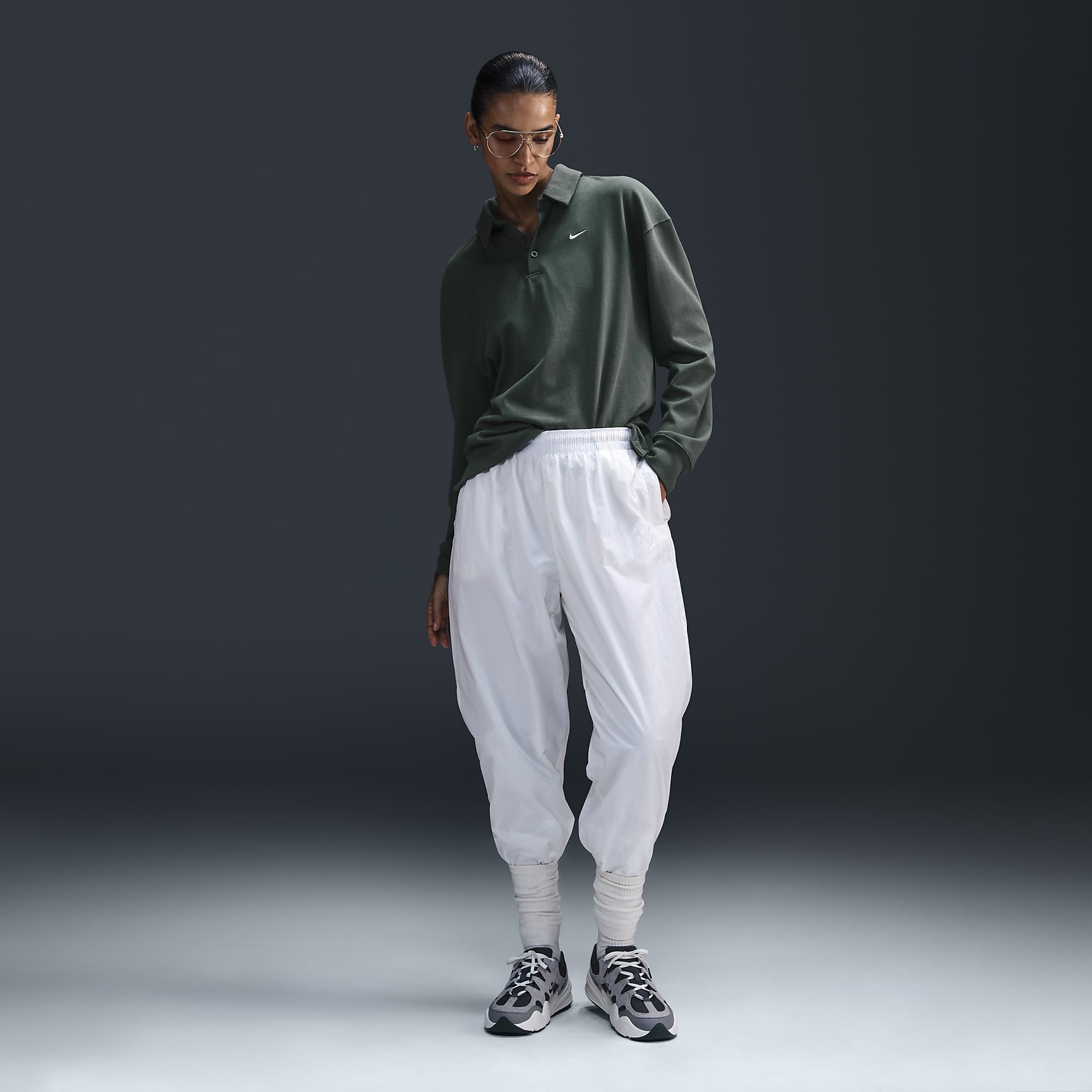 Nike Sportswear Essential Women's Oversized Long-Sleeve Polo