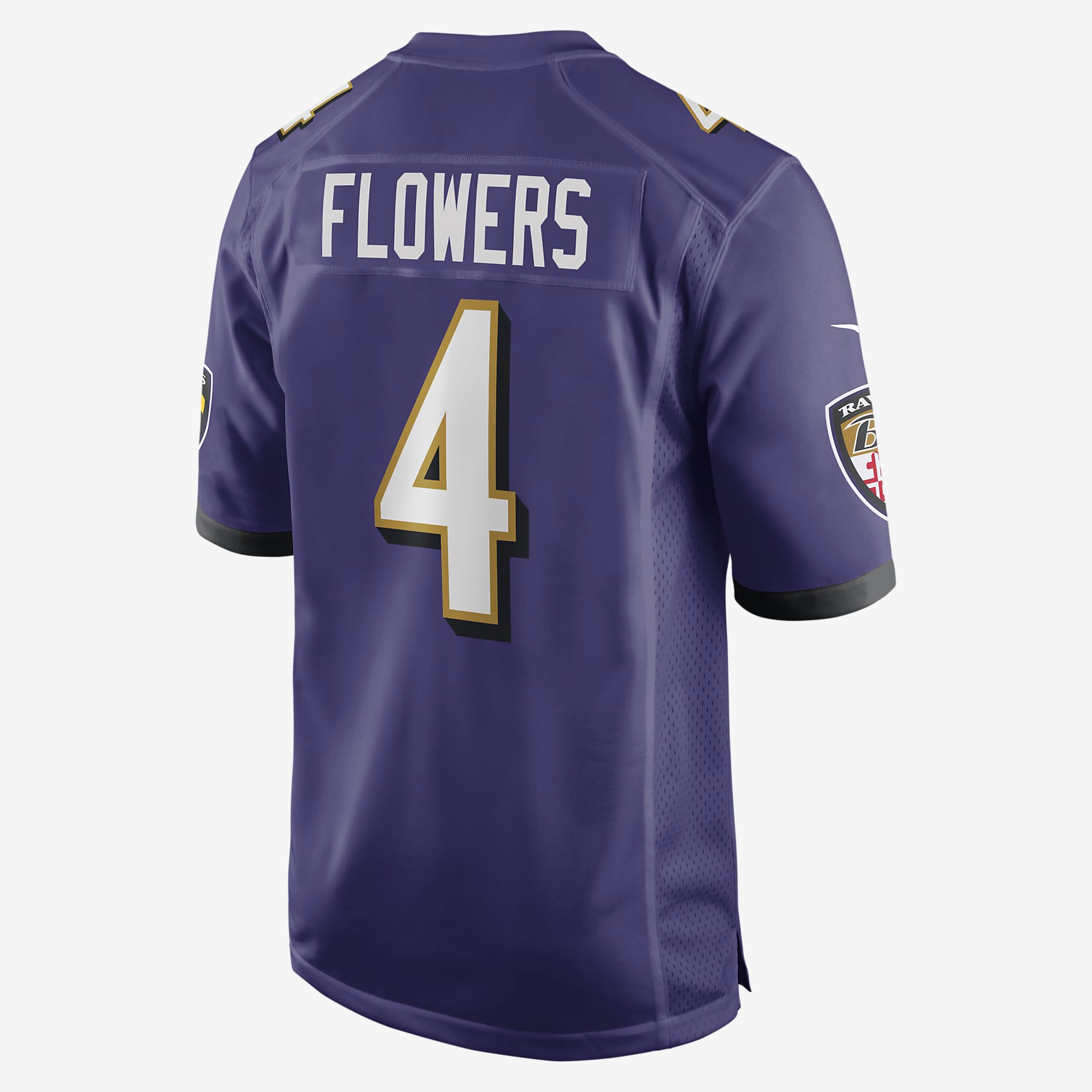 Zay Flowers Baltimore Ravens Men's Nike NFL Game Football Jersey