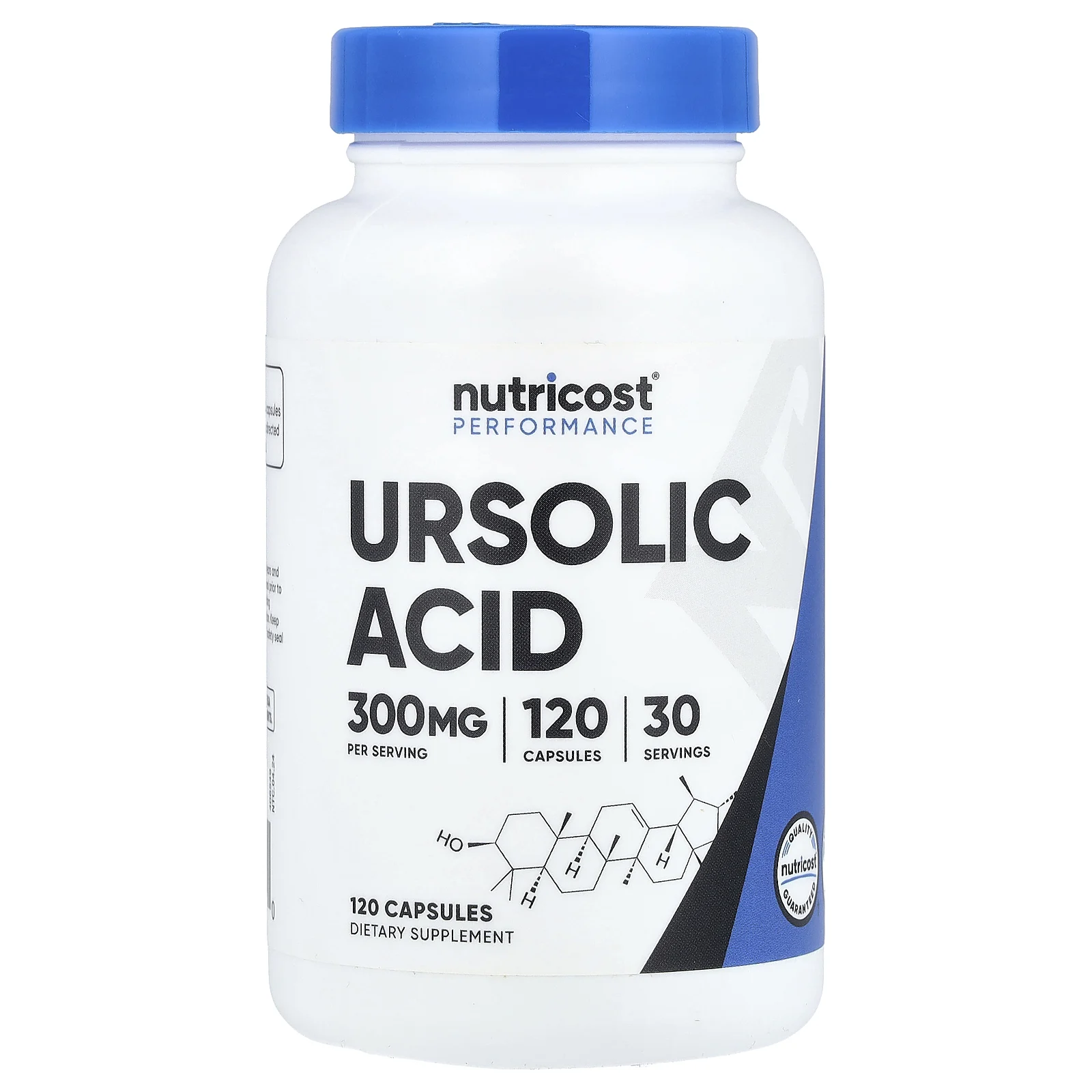 Nutricost, Performance, урсоловая кислота, 120 капсул (75 мг в 1 капсуле)