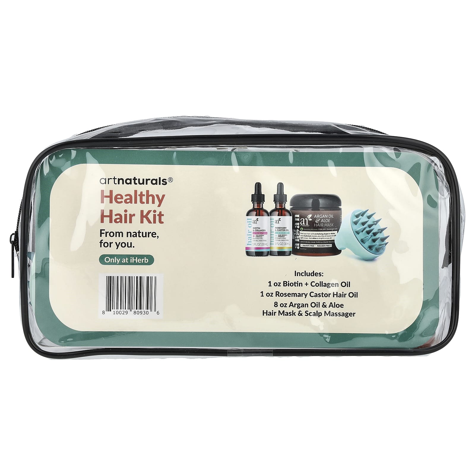 artnaturals, iHerb Exclusive, набор для здоровых волос, набор из 5 предметов