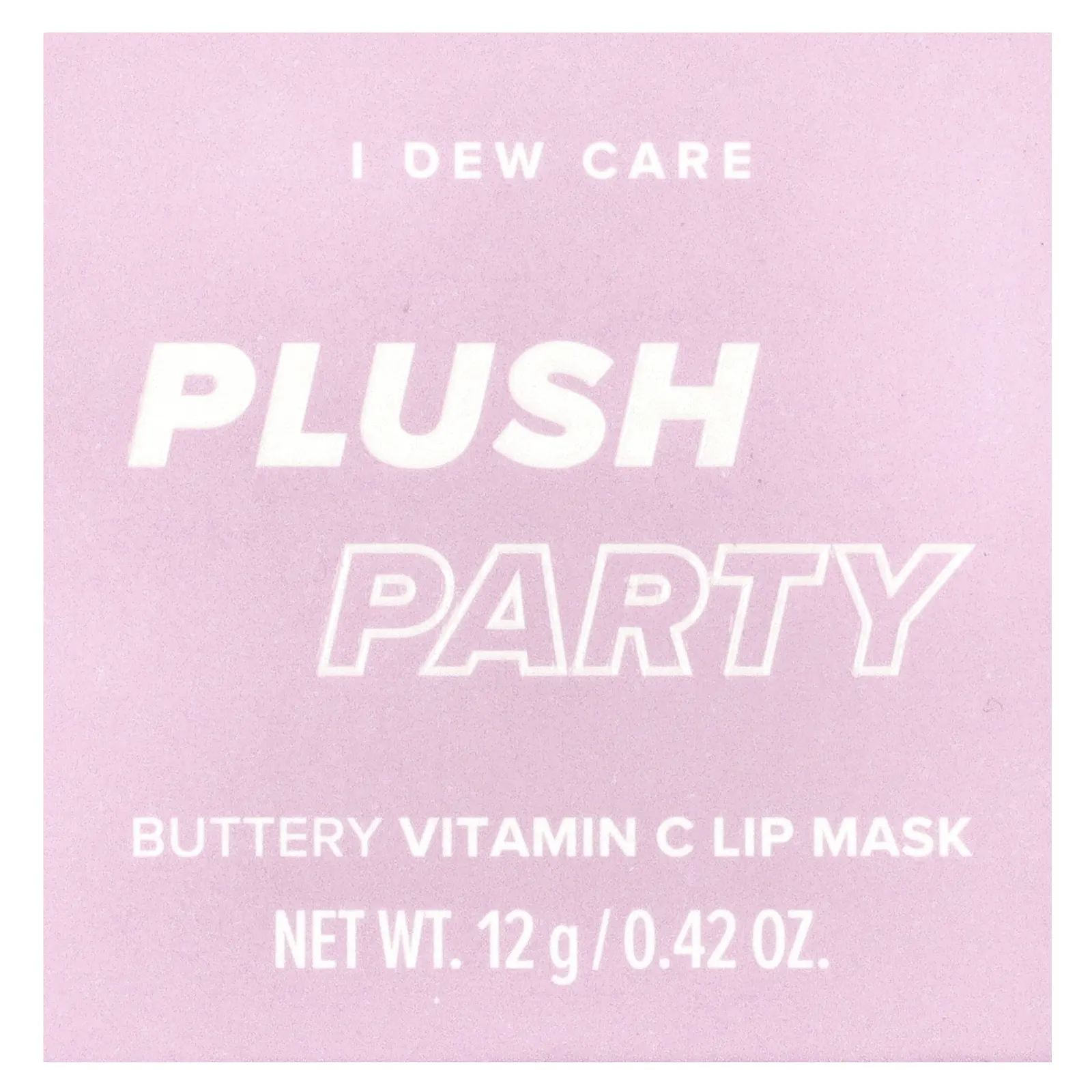 I Dew Care, масляная маска для губ с витамином С, Plush Party, 12 г (0,42 унции)