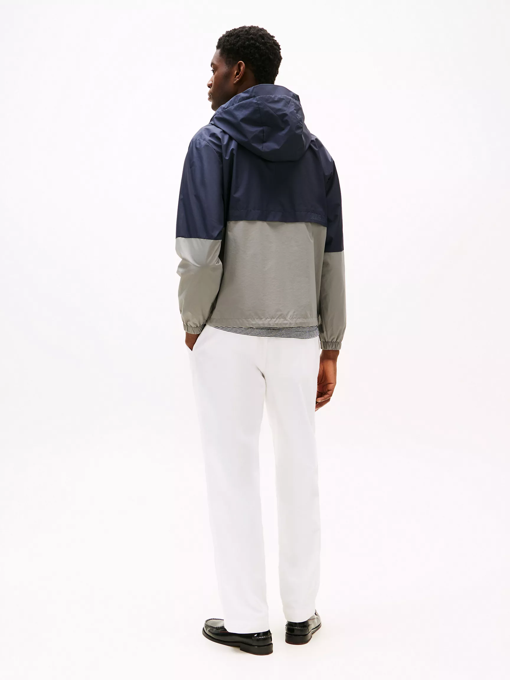 Мужская куртка Tommy Hilfiger, Куртка-колорблок из рипстопа с капюшоном