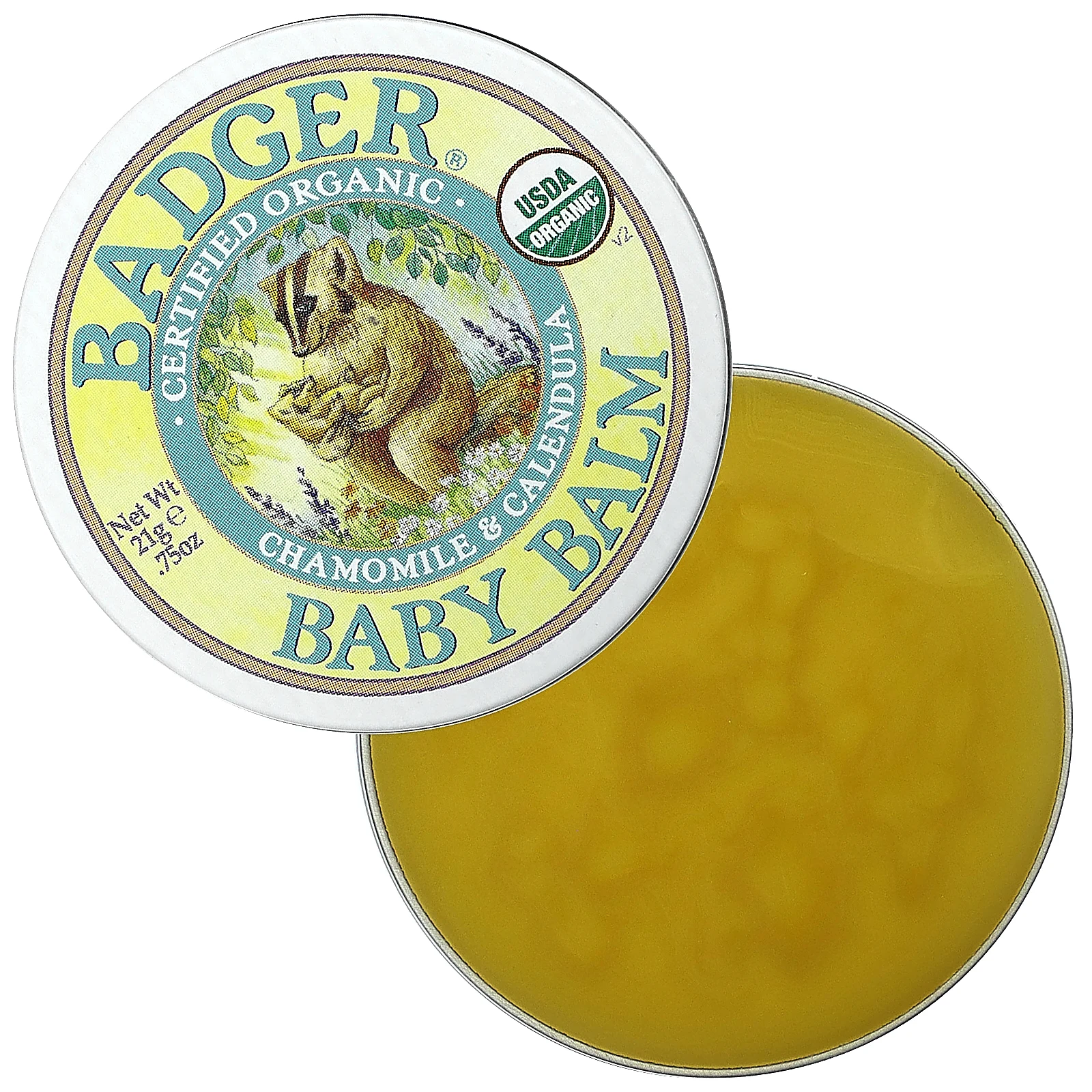 Badger Company, Детский бальзам, ромашка и календула, 21 г (0.75 унции)
