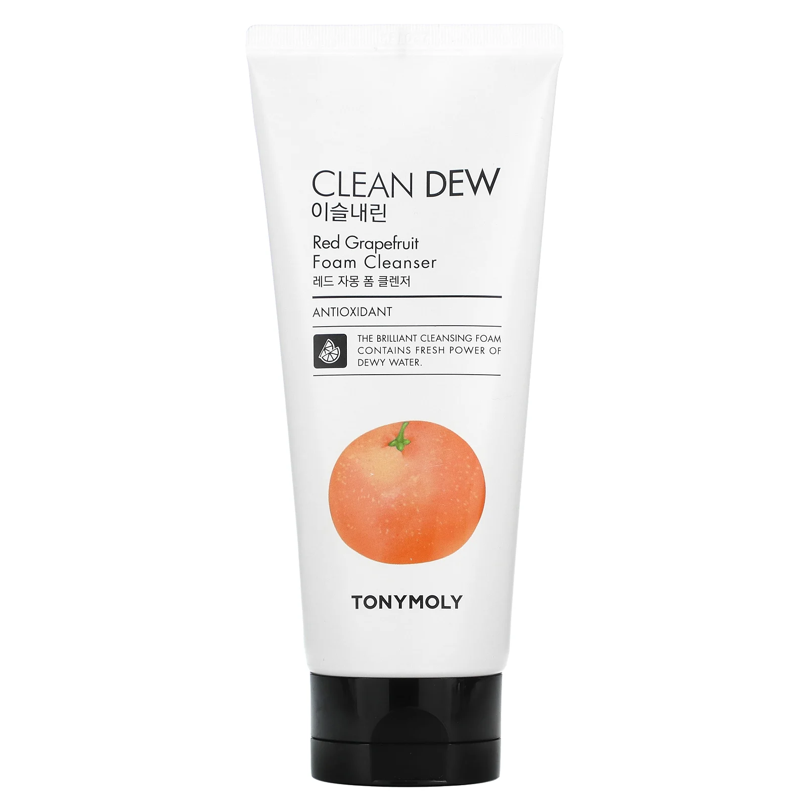 Tony Moly, Clean Dew, очищающая пенка с красным грейпфрутом, 180 мл