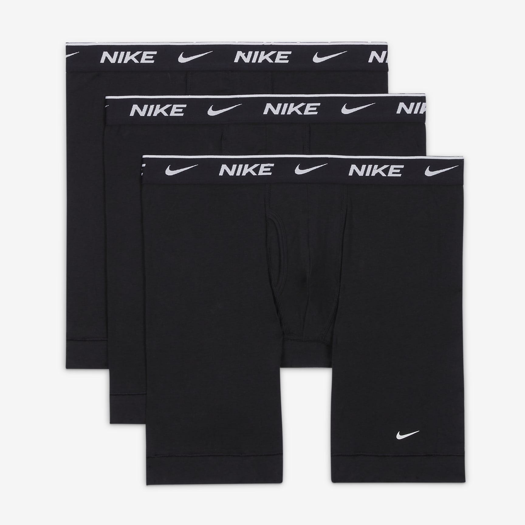 Nike Dri-FIT Essential Cotton Stretch Men's Long Boxer Briefs (3-Pack)