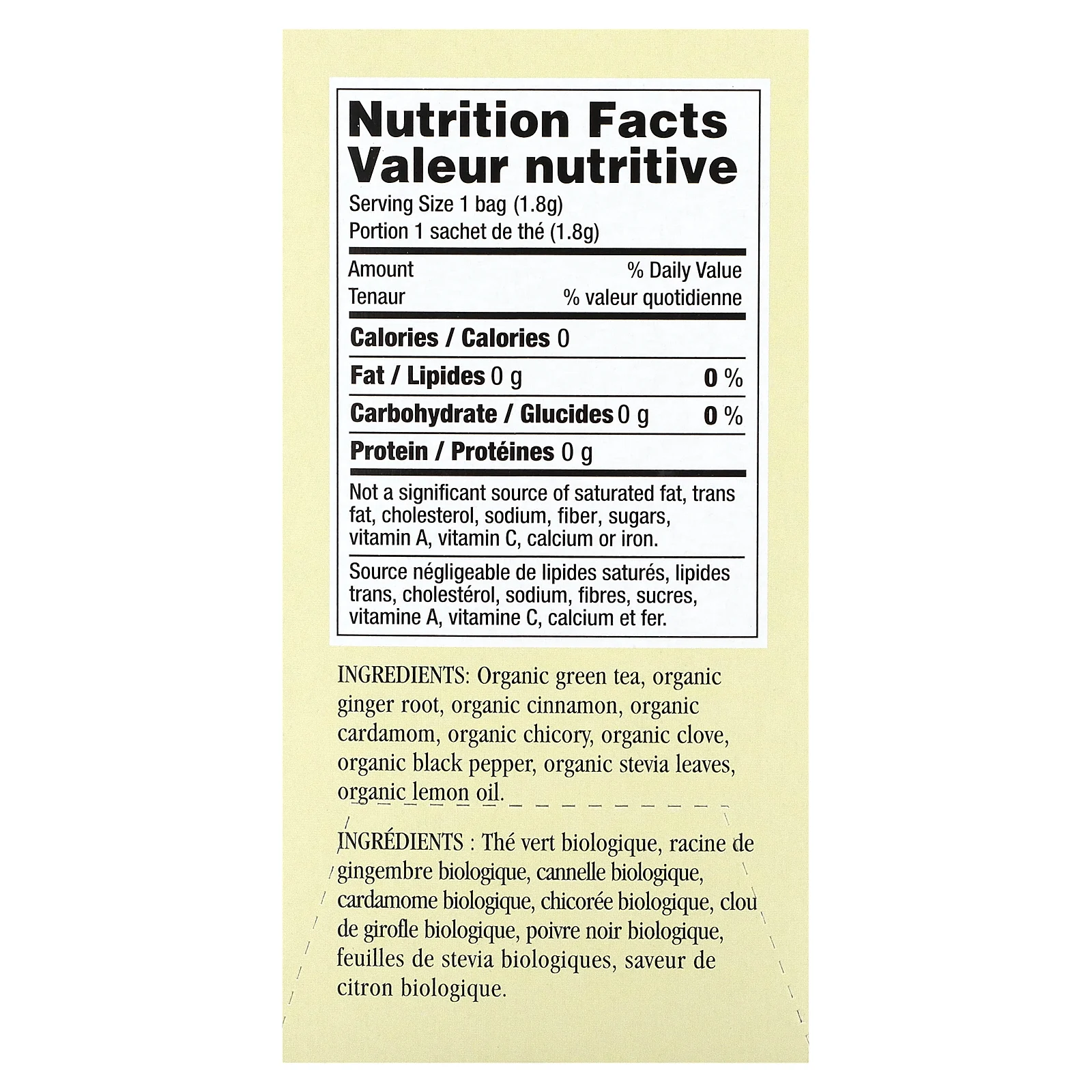 Uncle Lee's Tea, На 100% органический сертифицированный белый чай, 18 пакетиков, 29 г