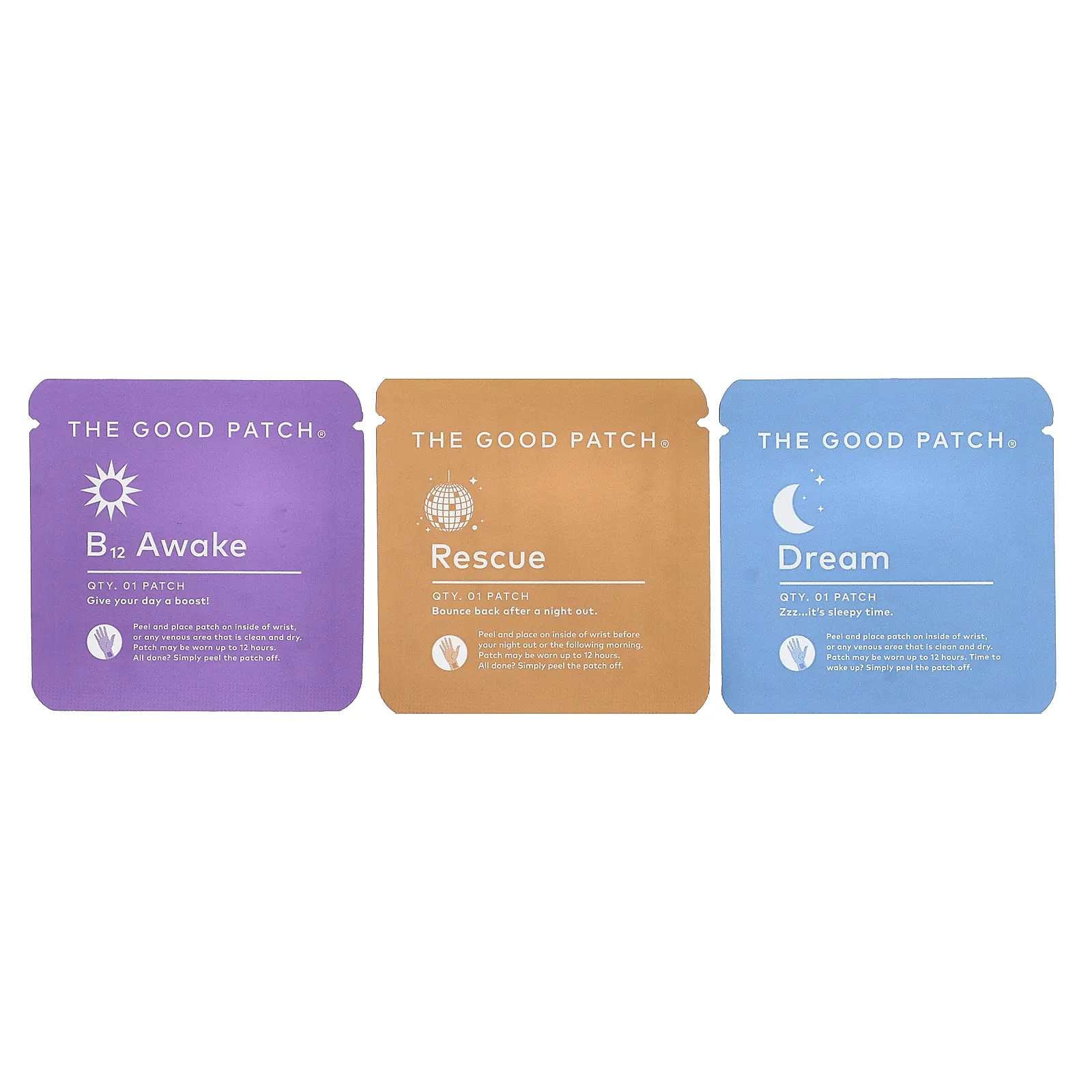 The Good Patch, The Fan Faves Wellness патчи, 3 шт.