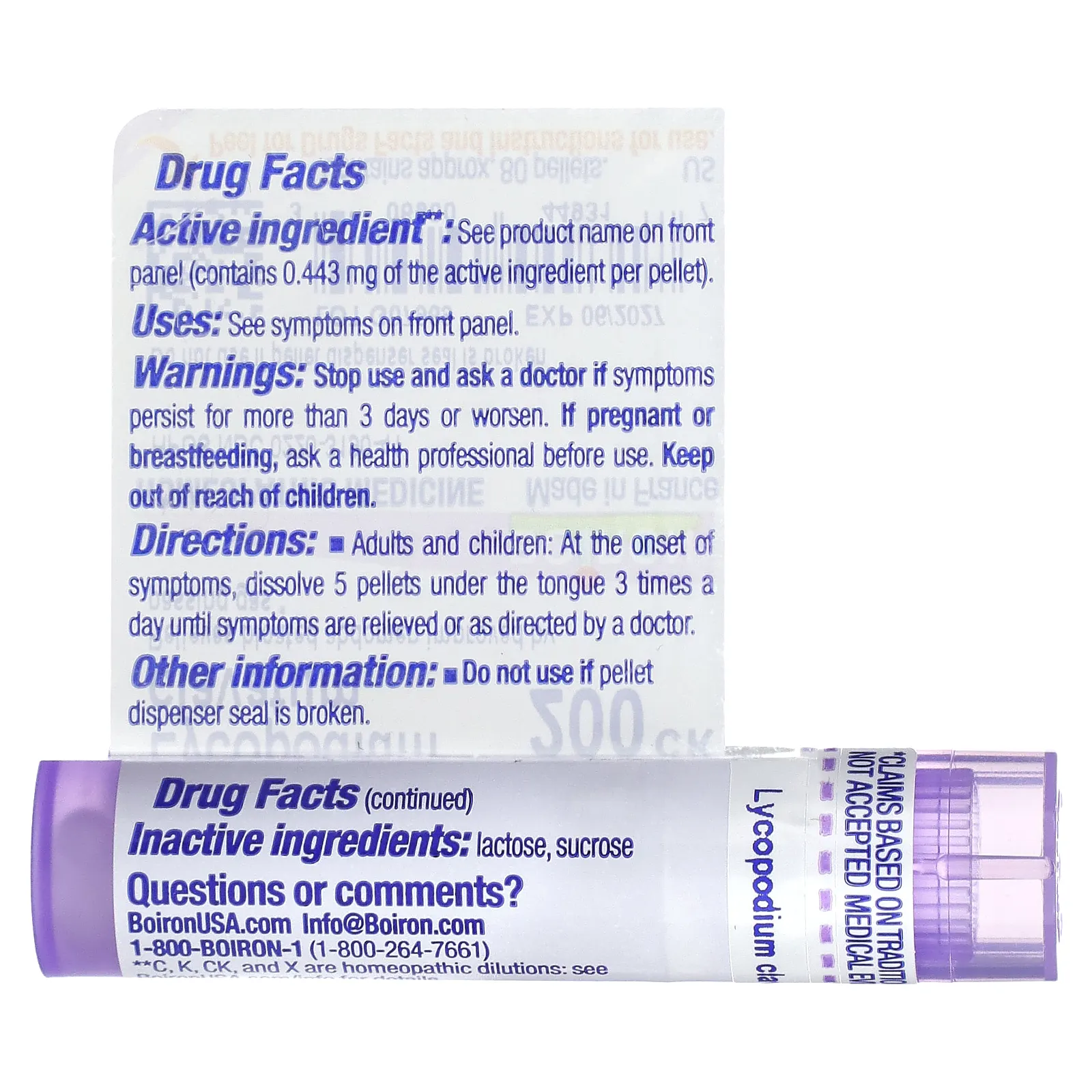 Boiron, Lycopodium Clavatum, 200 CK, прибл. 80 гранул