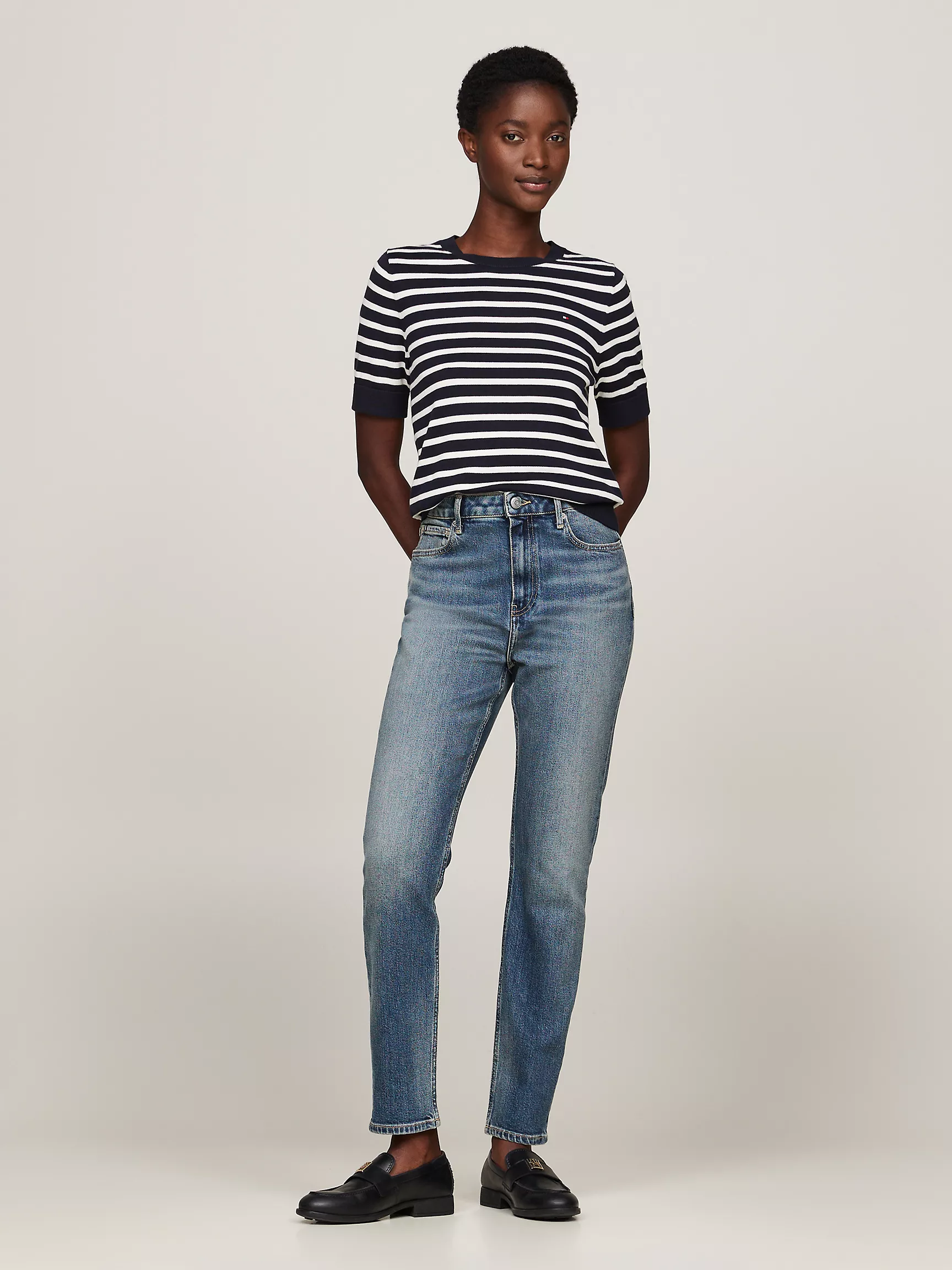 Женские джинсы Tommy Hilfiger, Джинсы с высокой посадкой, узкого кроя cigarette