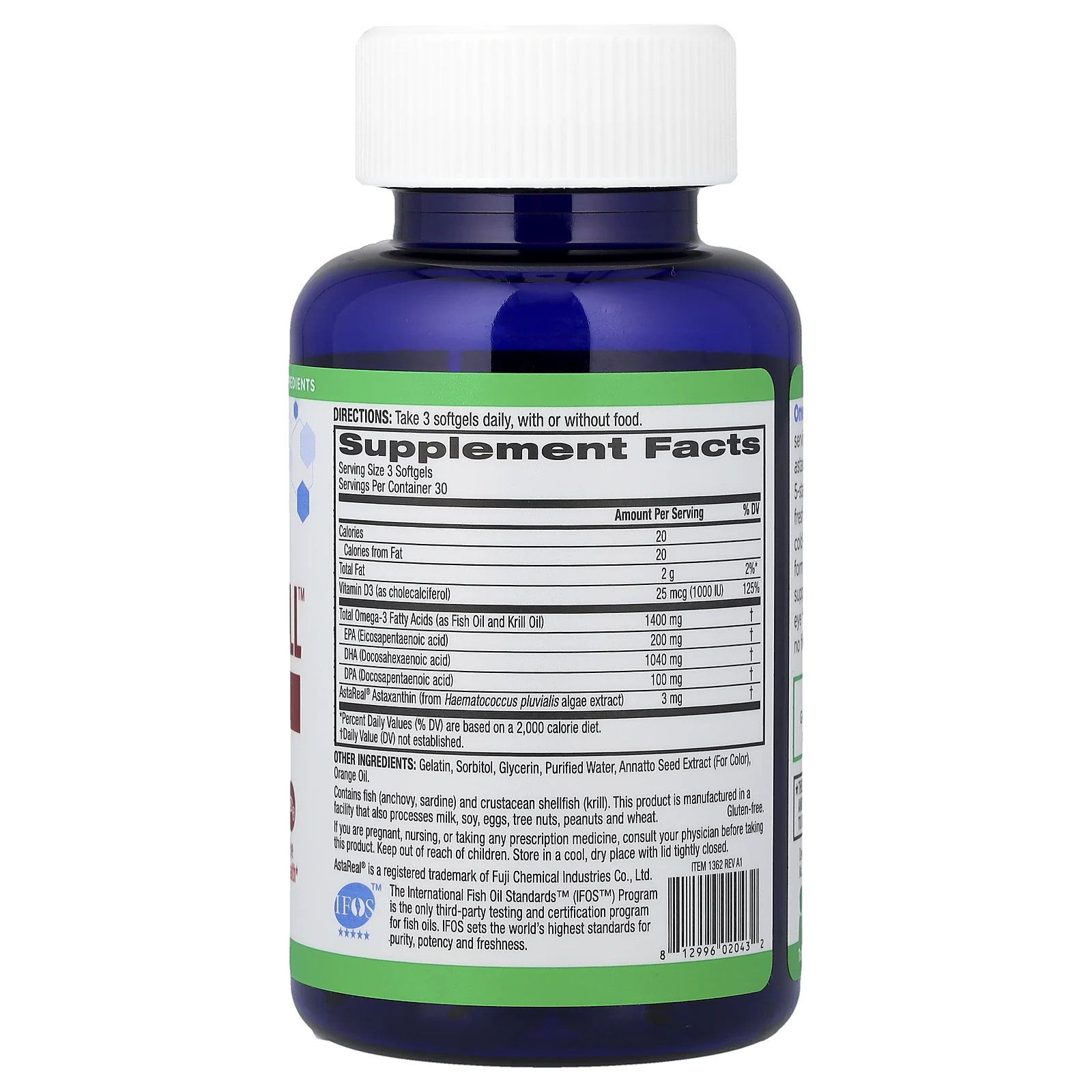 BioTRUST, OmegaKrill™, 90 мягких таблеток