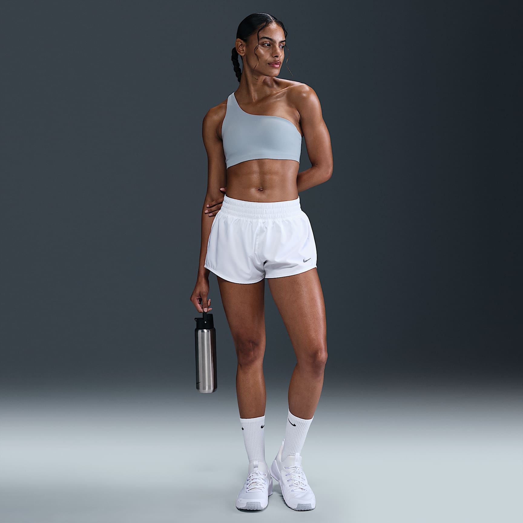 Nike Zenvy Asymmetrical Women's Light-Support Padded Sports Bra