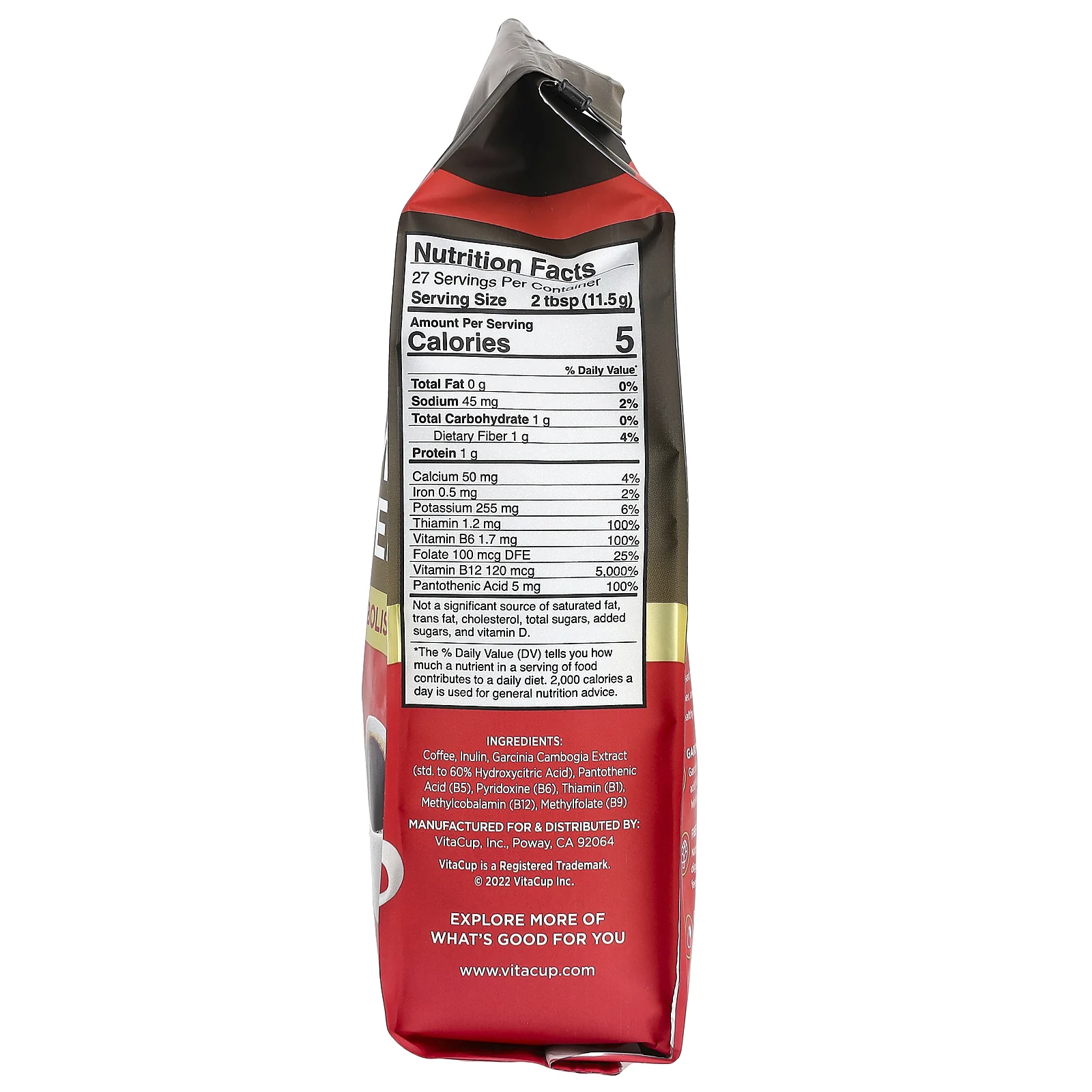 VitaCup, Slim Coffee, молотый, средней темной обжарки, 312 г (11 унций)