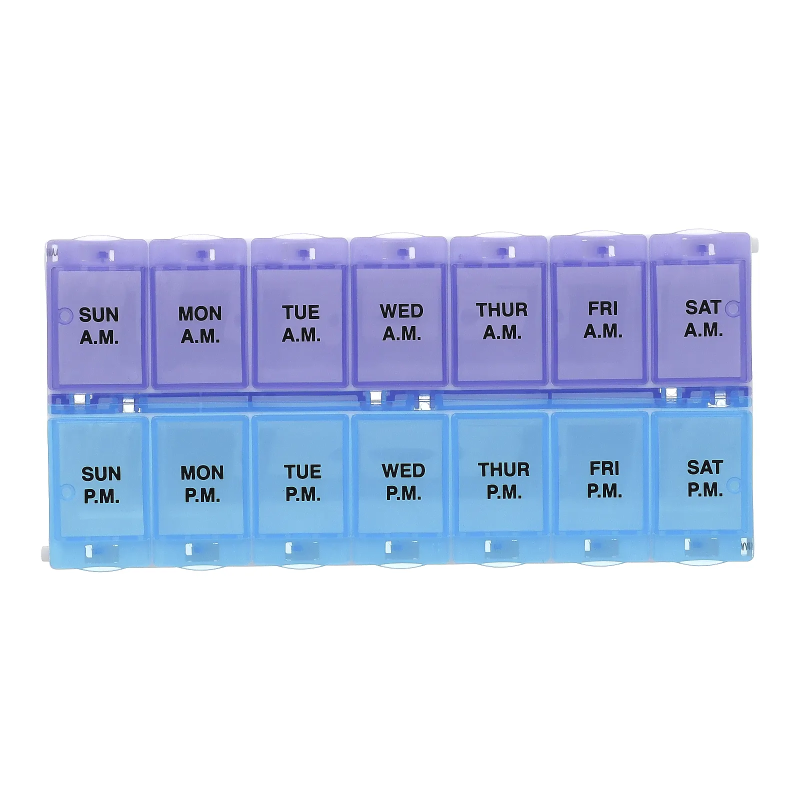 Ezy Dose, еженедельный органайзер для таблеток с замком, 2 шт., размер XL, 1 шт.