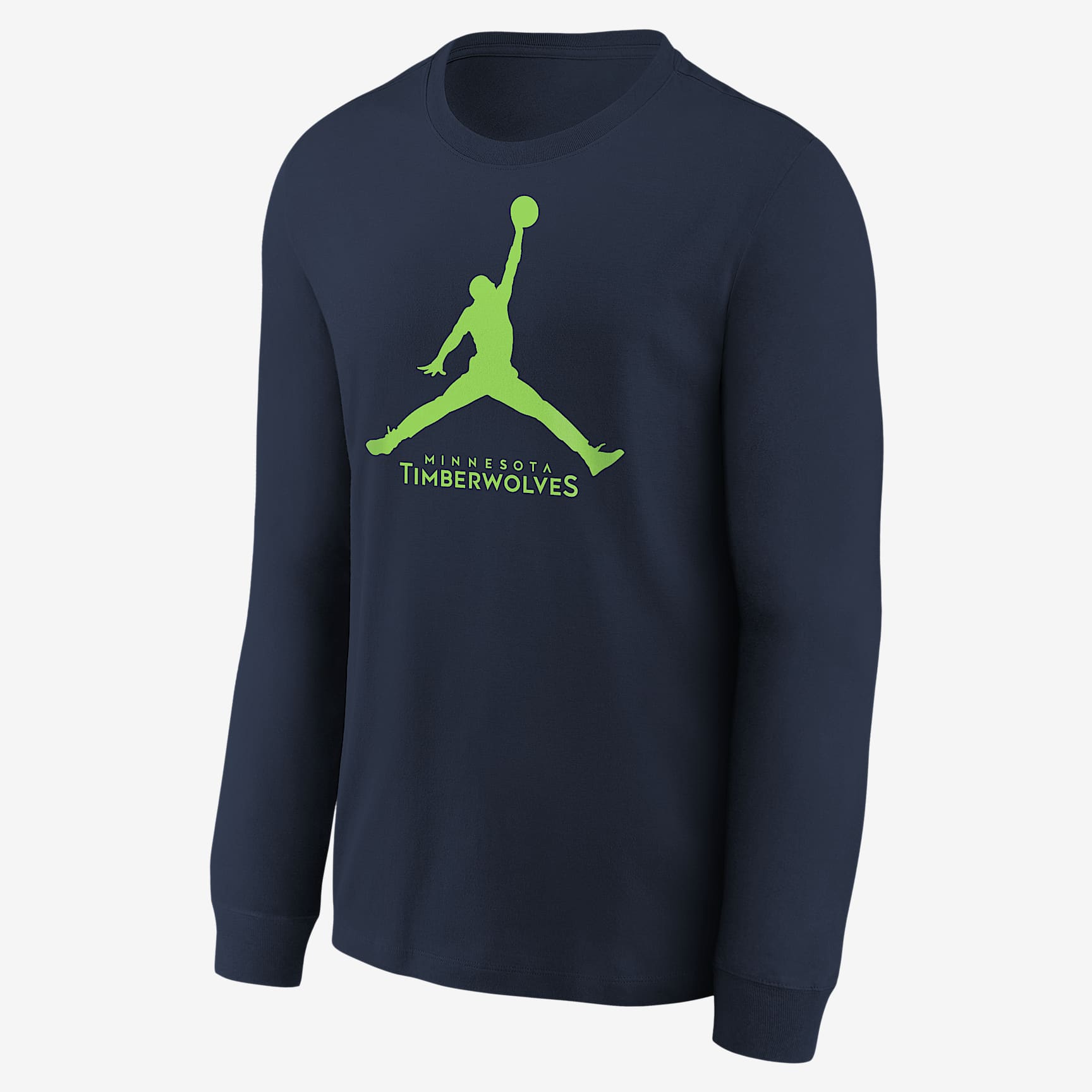 Minnesota Timberwolves Essential Big Kids' Jordan NBA Long-Sleeve T-Shirt