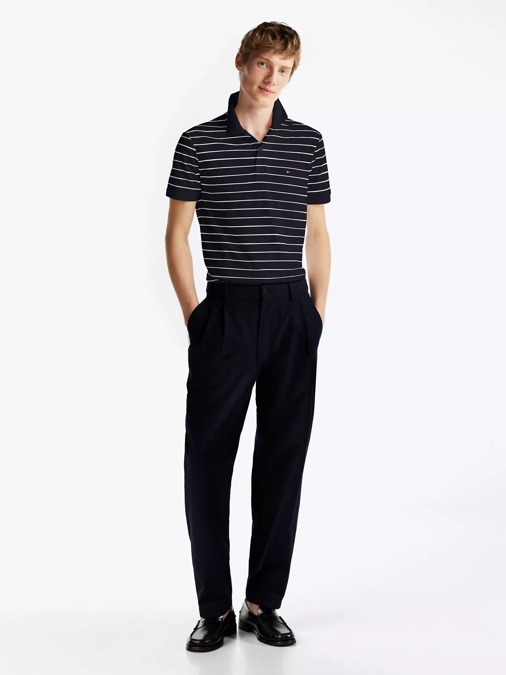 Мужское поло Tommy Hilfiger, Хлопковое поло стандартного кроя