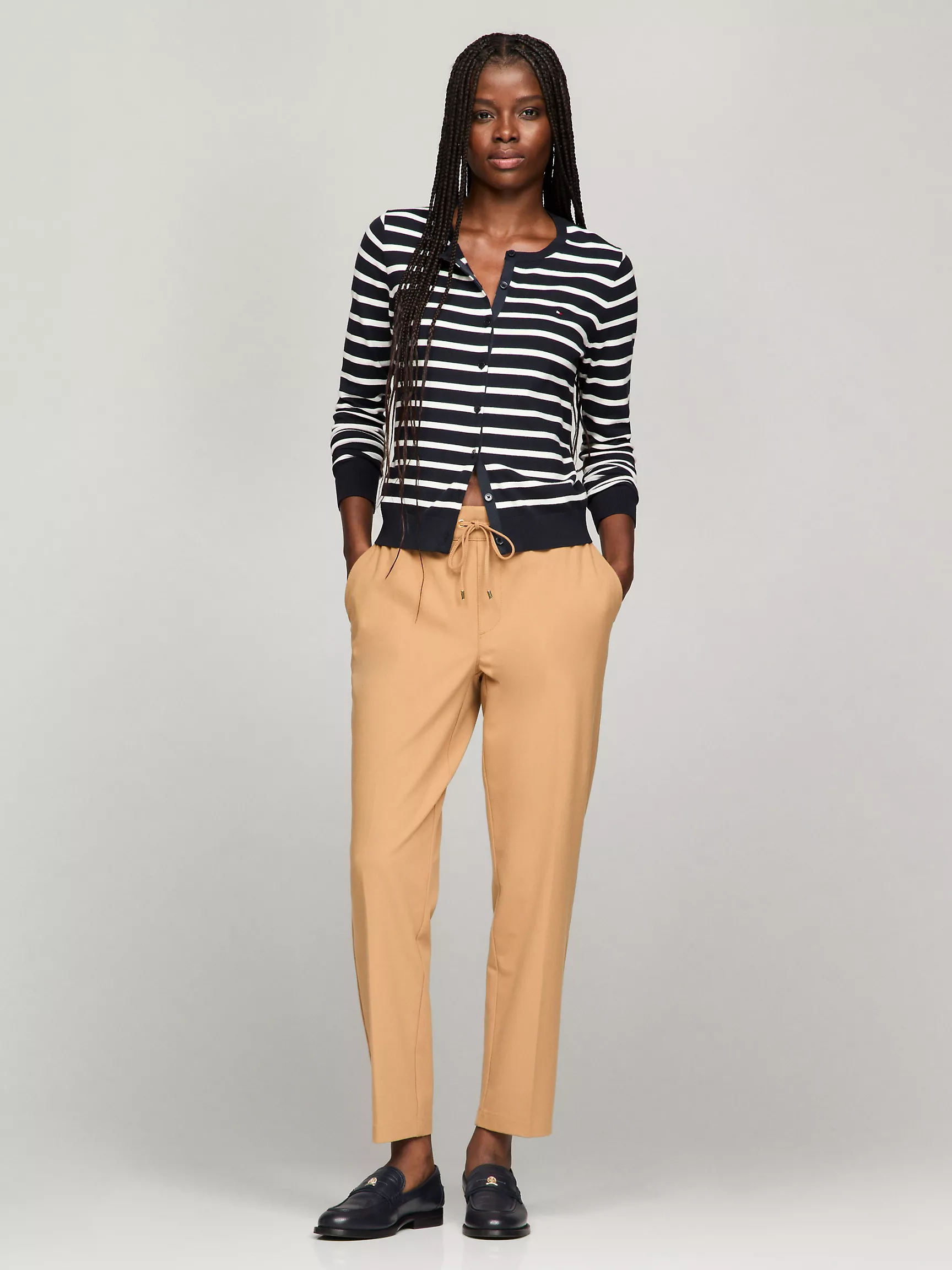 Женский свитер Tommy Hilfiger, Кардиган в полоску на пуговицах