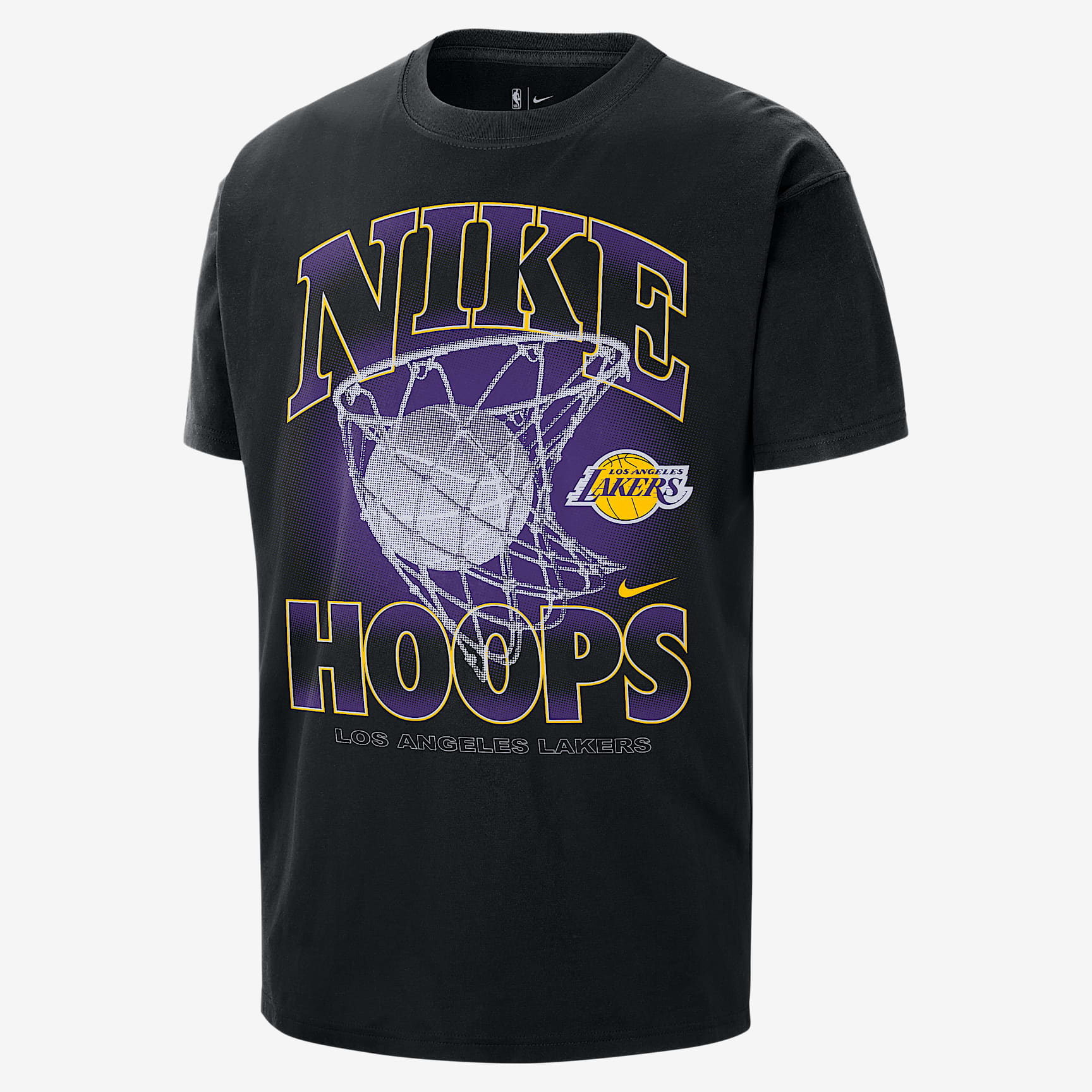 Los Angeles Lakers Courtside Men's Nike NBA Max90 T-Shirt