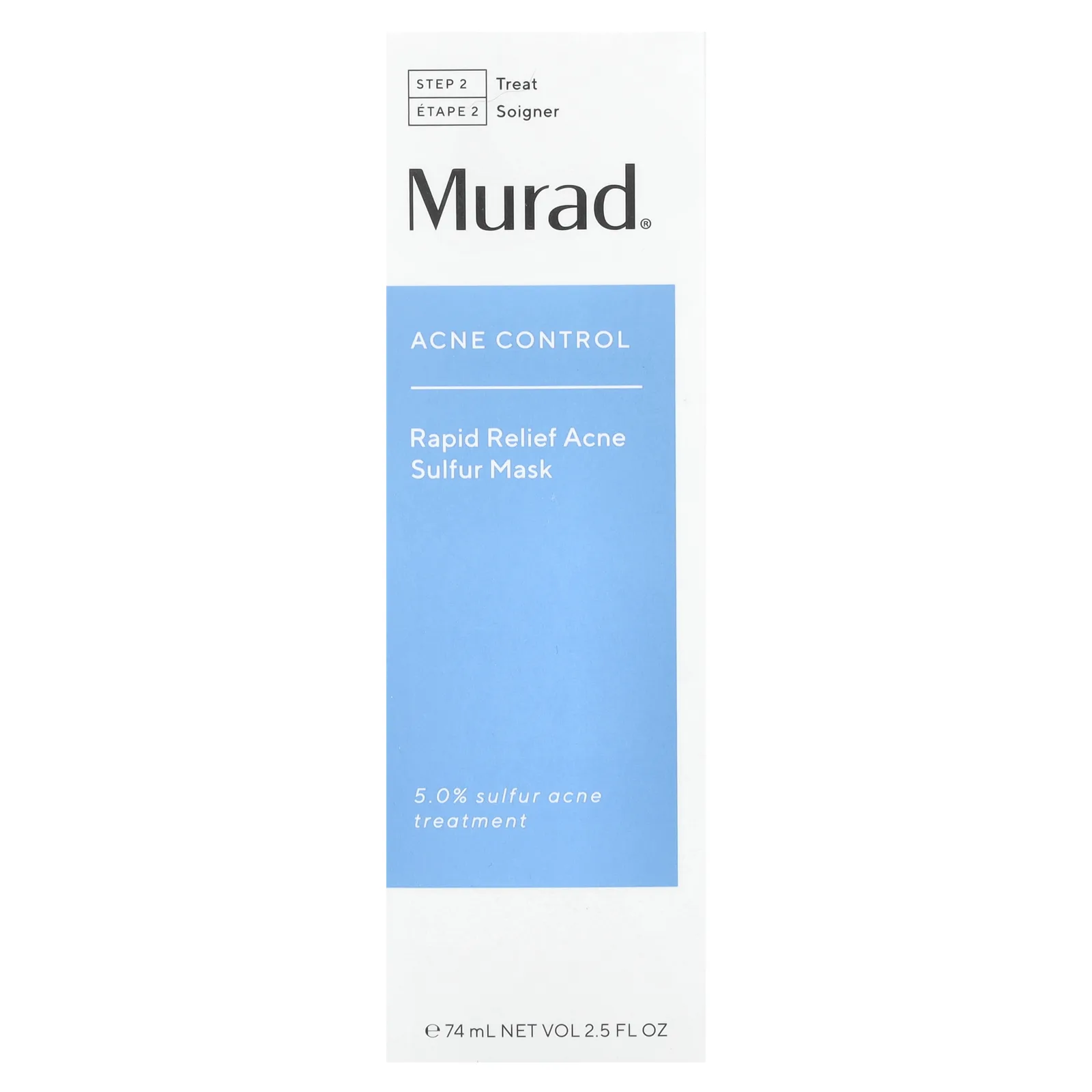 Murad, Acne Control, серная маска для быстрого снятия акне, 74 мл (2,5 жидк. Унции)