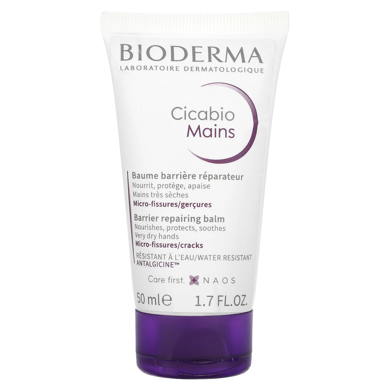 Bioderma, Cicabio Mains, восстанавливающий барьерный бальзам, 50 мл (1,7 жидк. Унции)