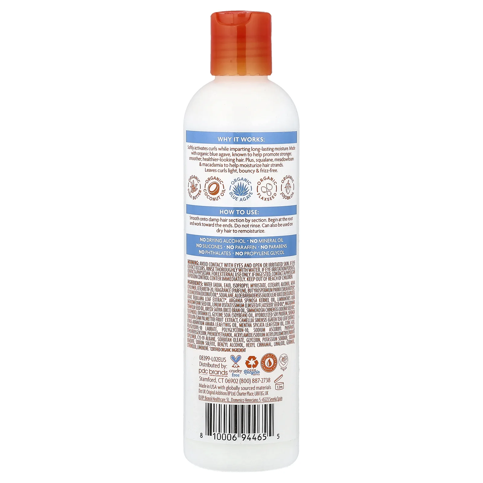 Cantu, Weightless, крем для разглаживания и локонов, для волн и кудрей, 295 мл (10 жидк. Унций)