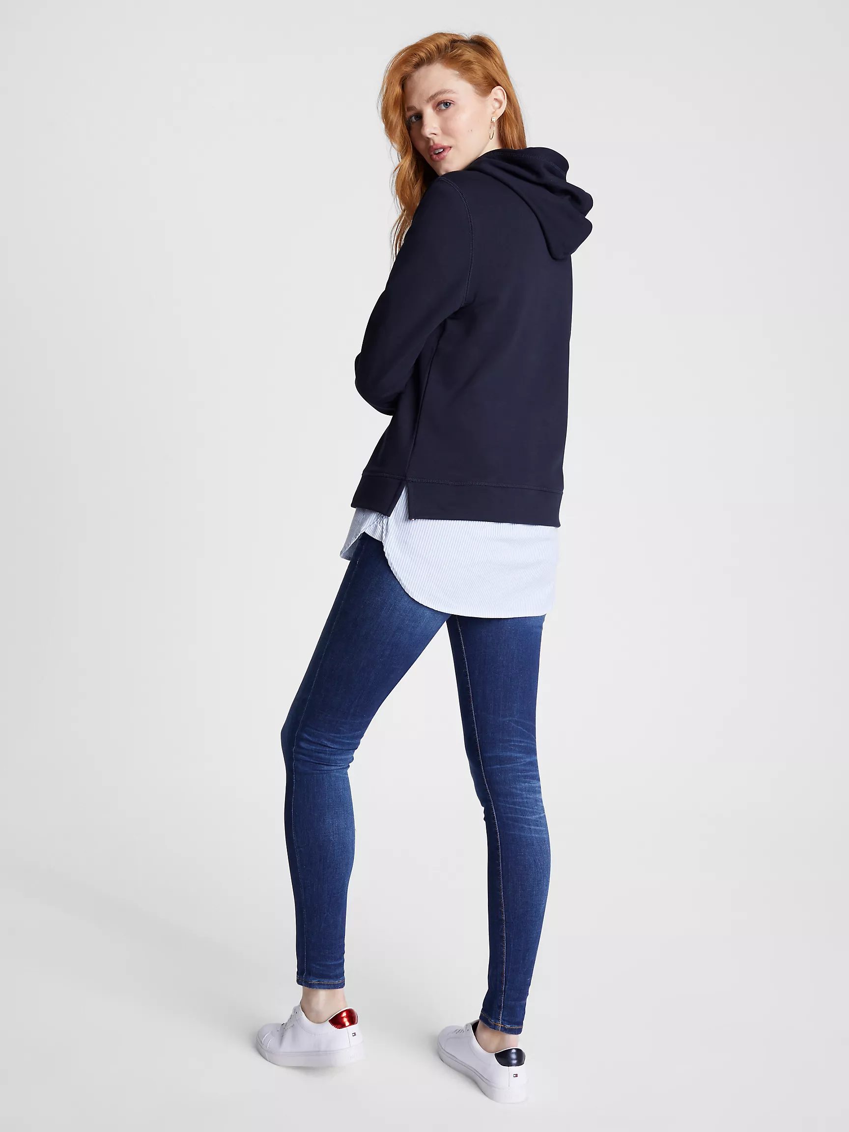 Женское худи Tommy Hilfiger, Худи с вышитым логотипом Tommy