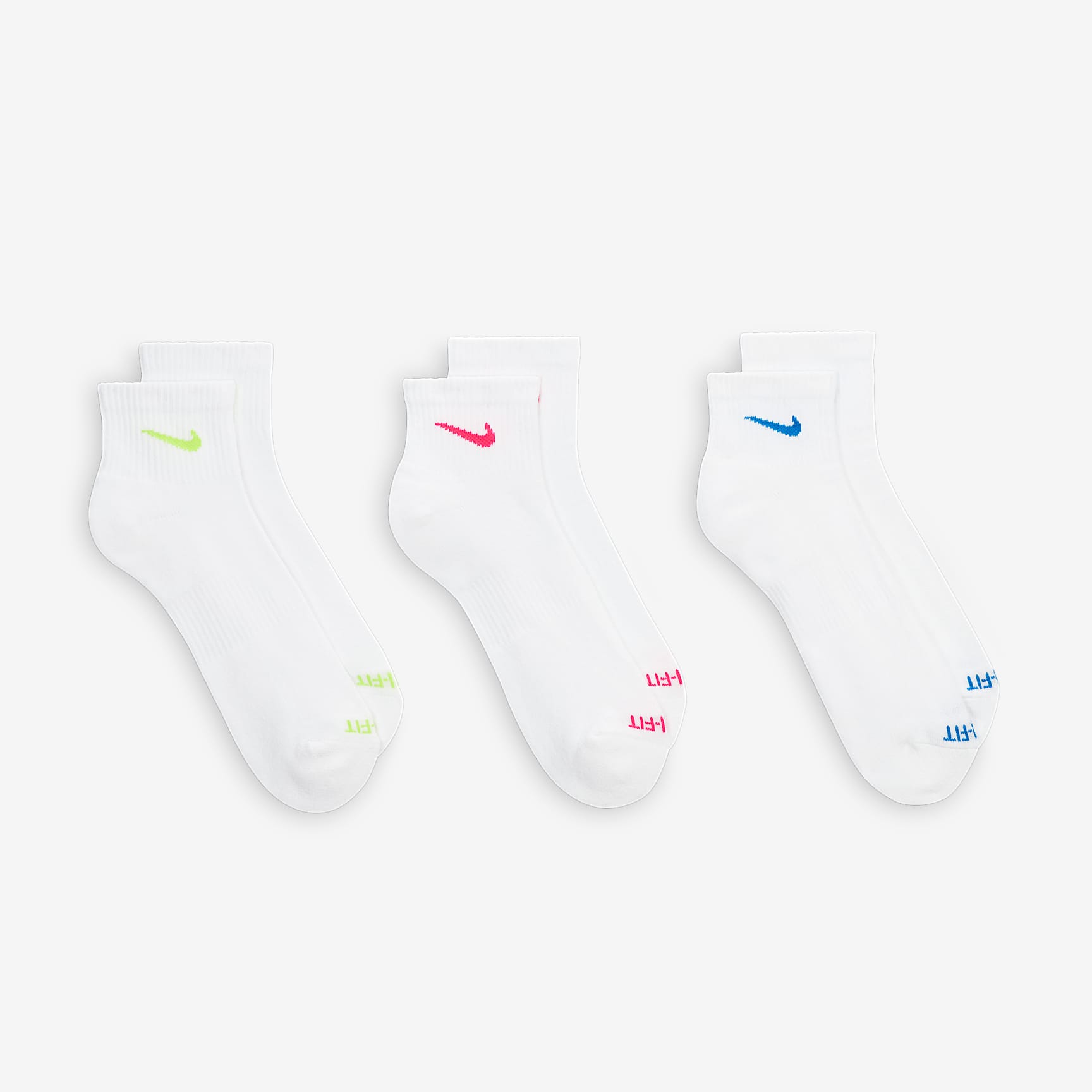 Nike Everyday Plus Cushioned Training Ankle Socks (3 Pairs)