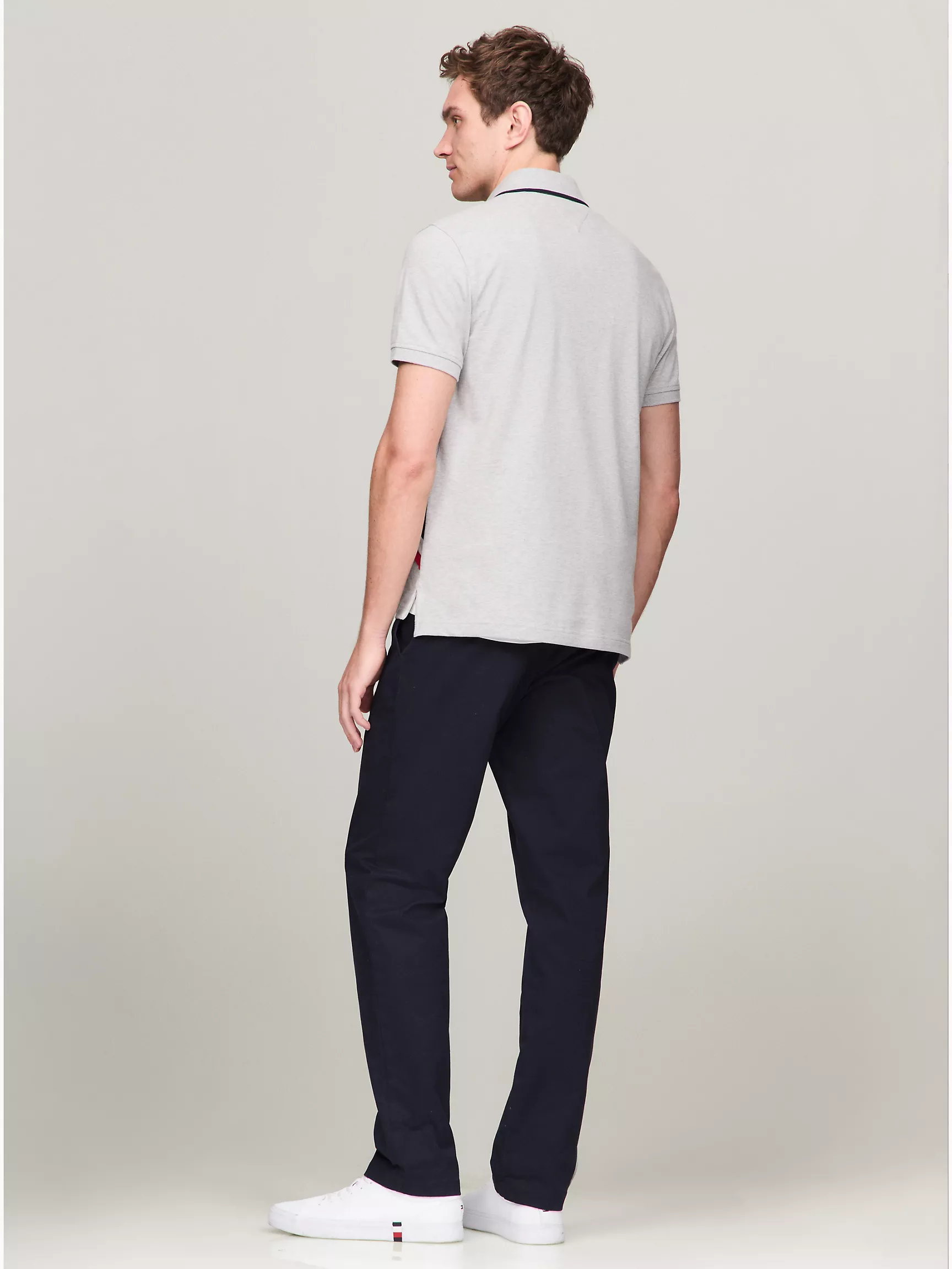 Мужское поло Tommy Hilfiger, Стандартное поло с полосками в стиле Banner