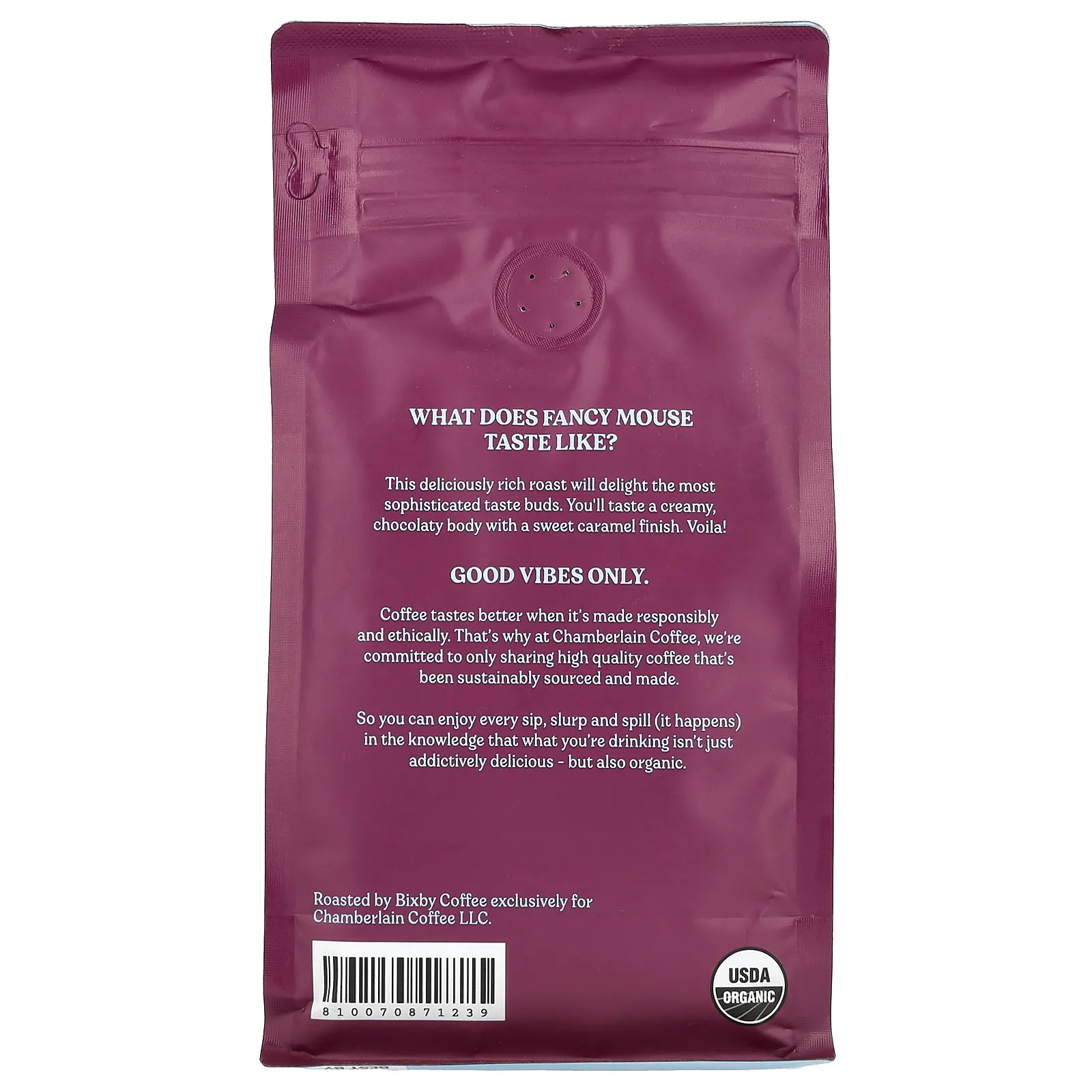 Chamberlain Coffee, Fancy Mouse Espresso Blend, молотый, 340 г (12 унций)